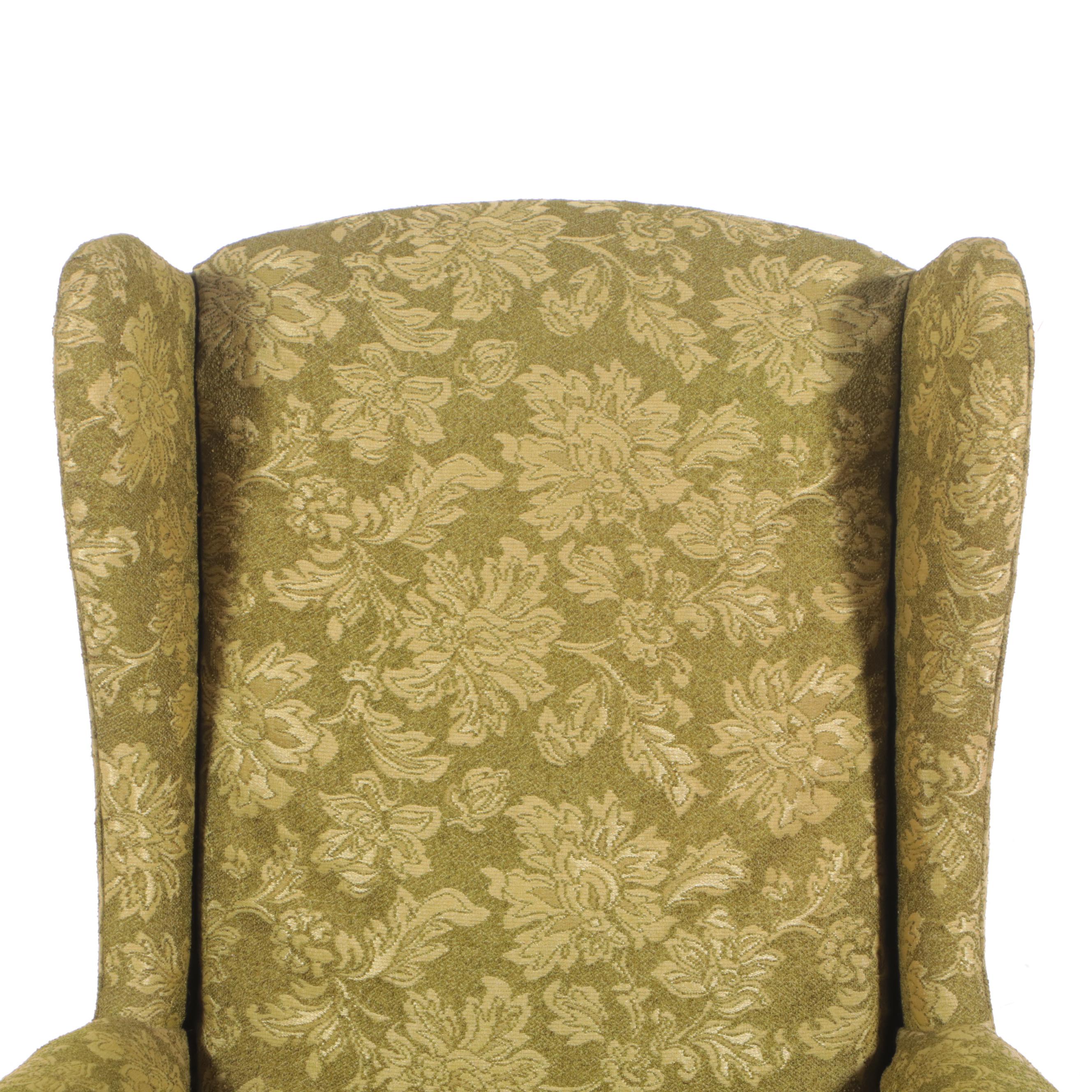 Kroehler Citatation Custom-Upholstered Wingback Armchair