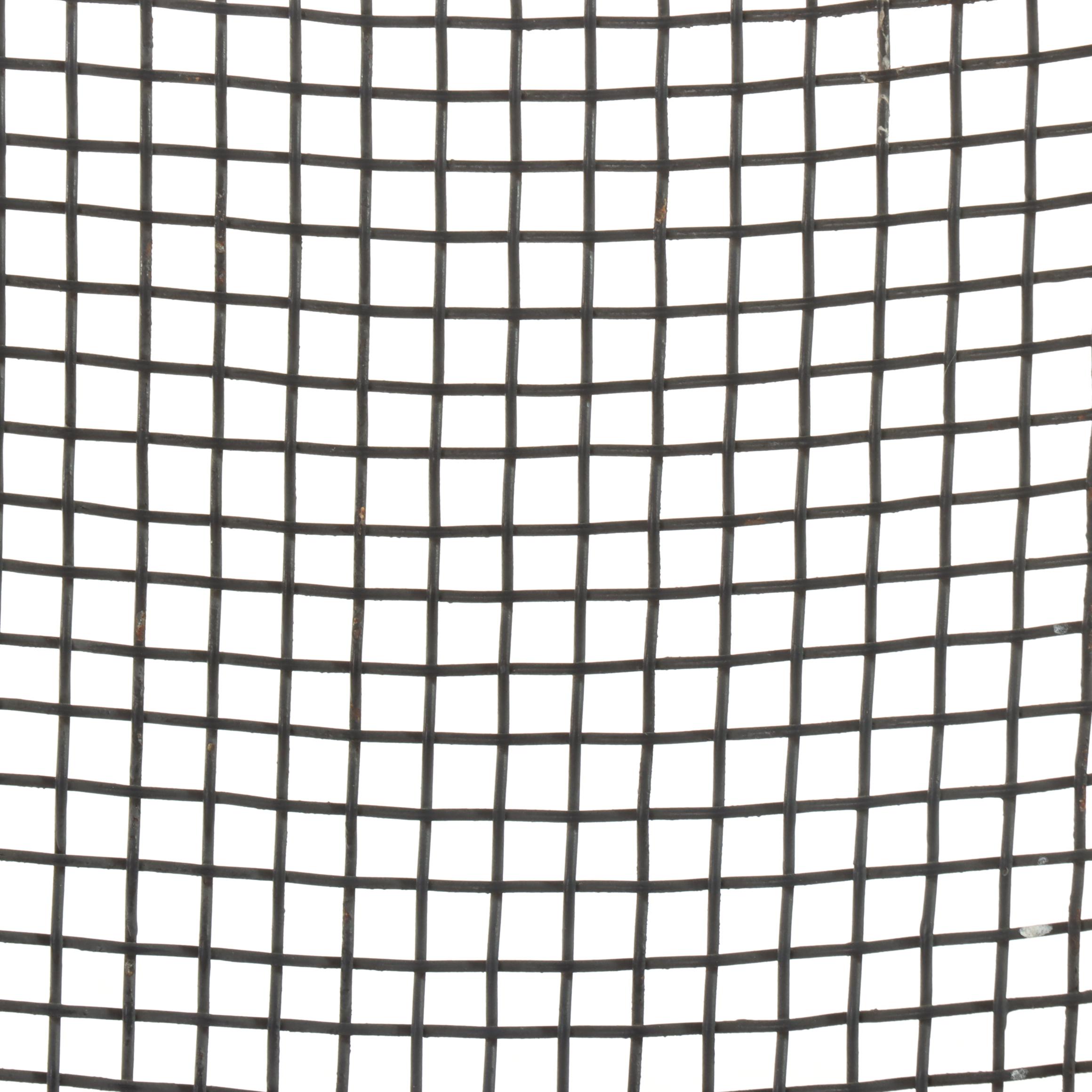 Two Iron and Wire Mesh Patio Armchairs, Incl. Rocker, Mid to Late 20th Century