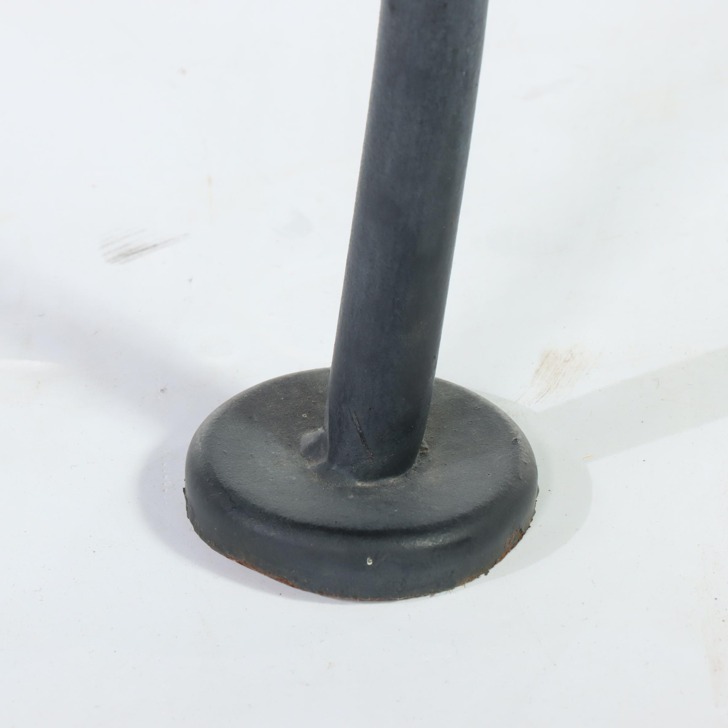 Two Iron and Wire Mesh Patio Armchairs, Incl. Rocker, Mid to Late 20th Century