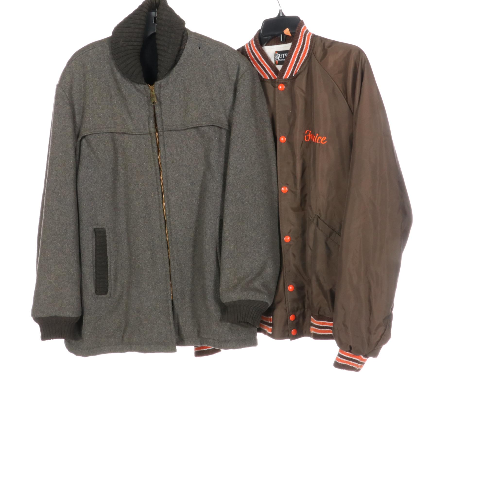 Men's Van Heusen Windbreaker, Butwin Jackets, and Other Coats