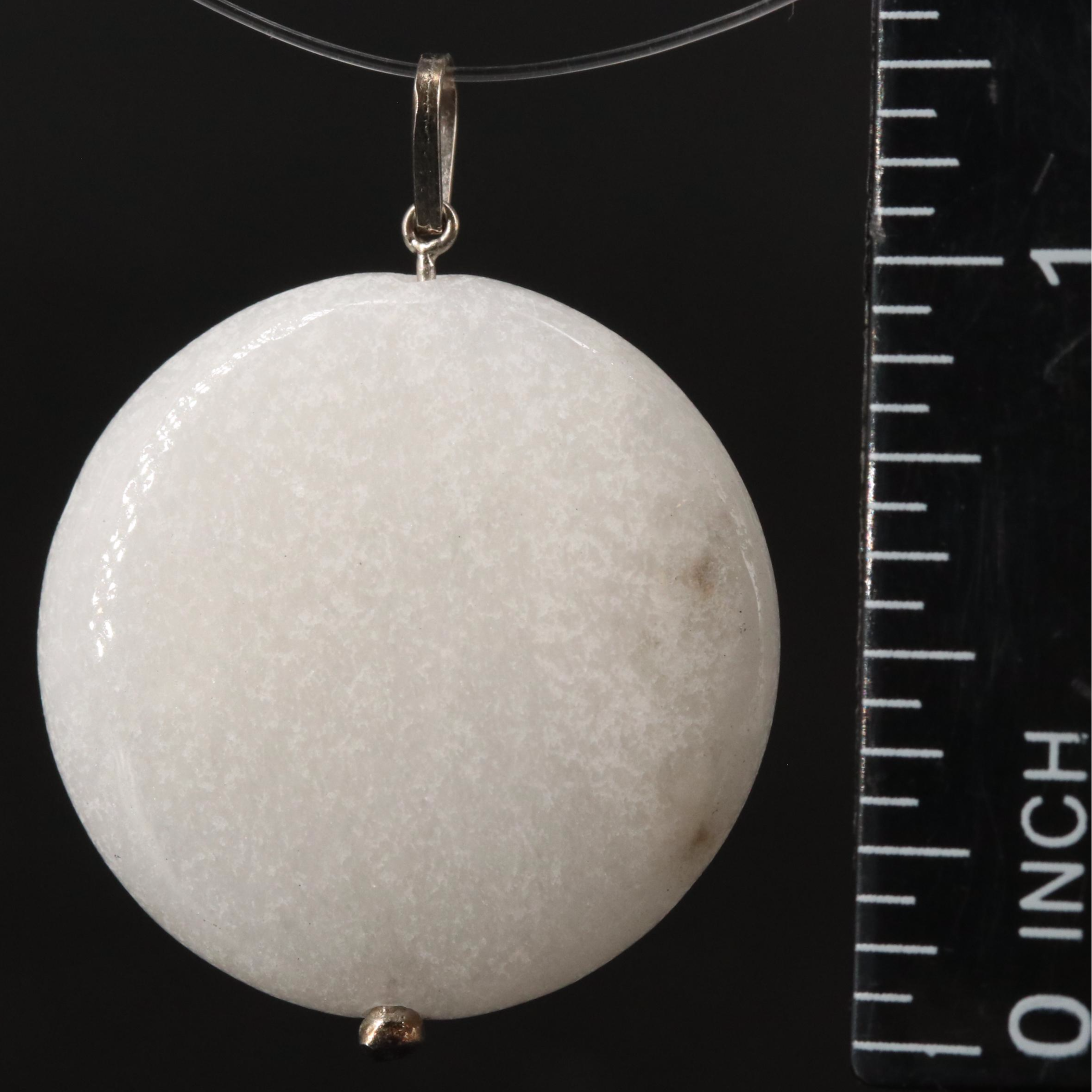 14K Quartzite Pendant