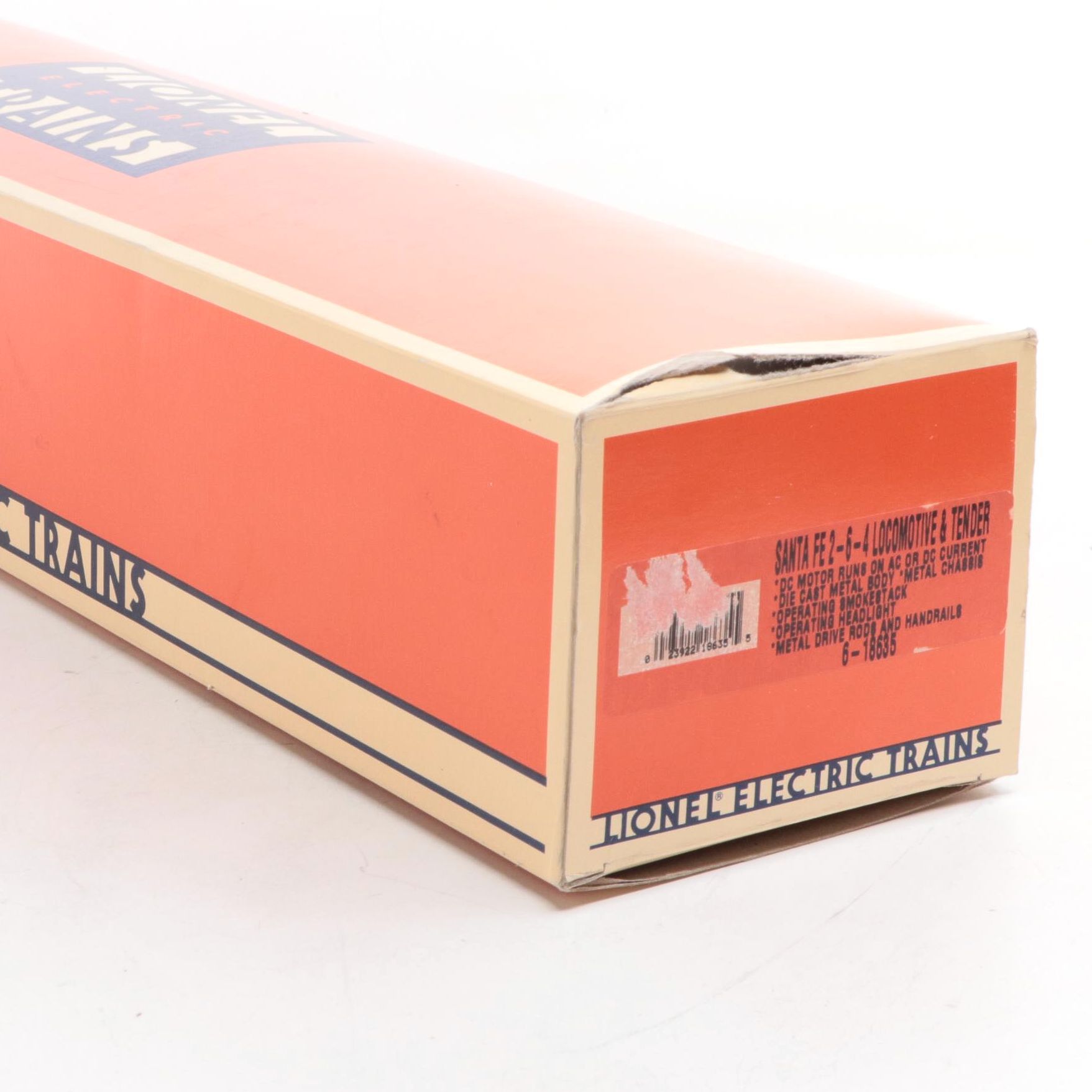 Lionel Trains Santa Fe Locomotive and Tender Car with Atlas Santa Fe Caboose