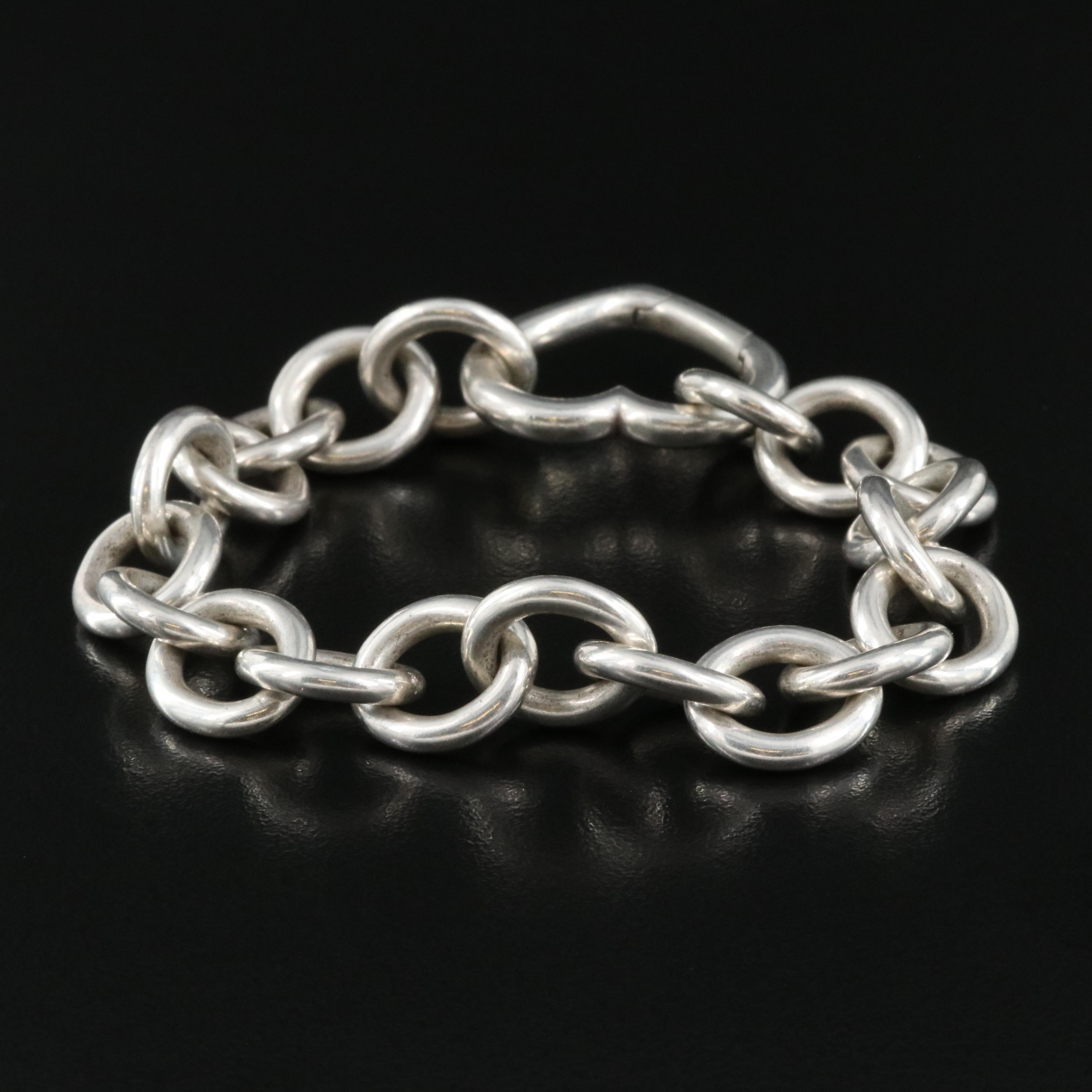 Tiffany & Co. Sterling Heart Bracelet