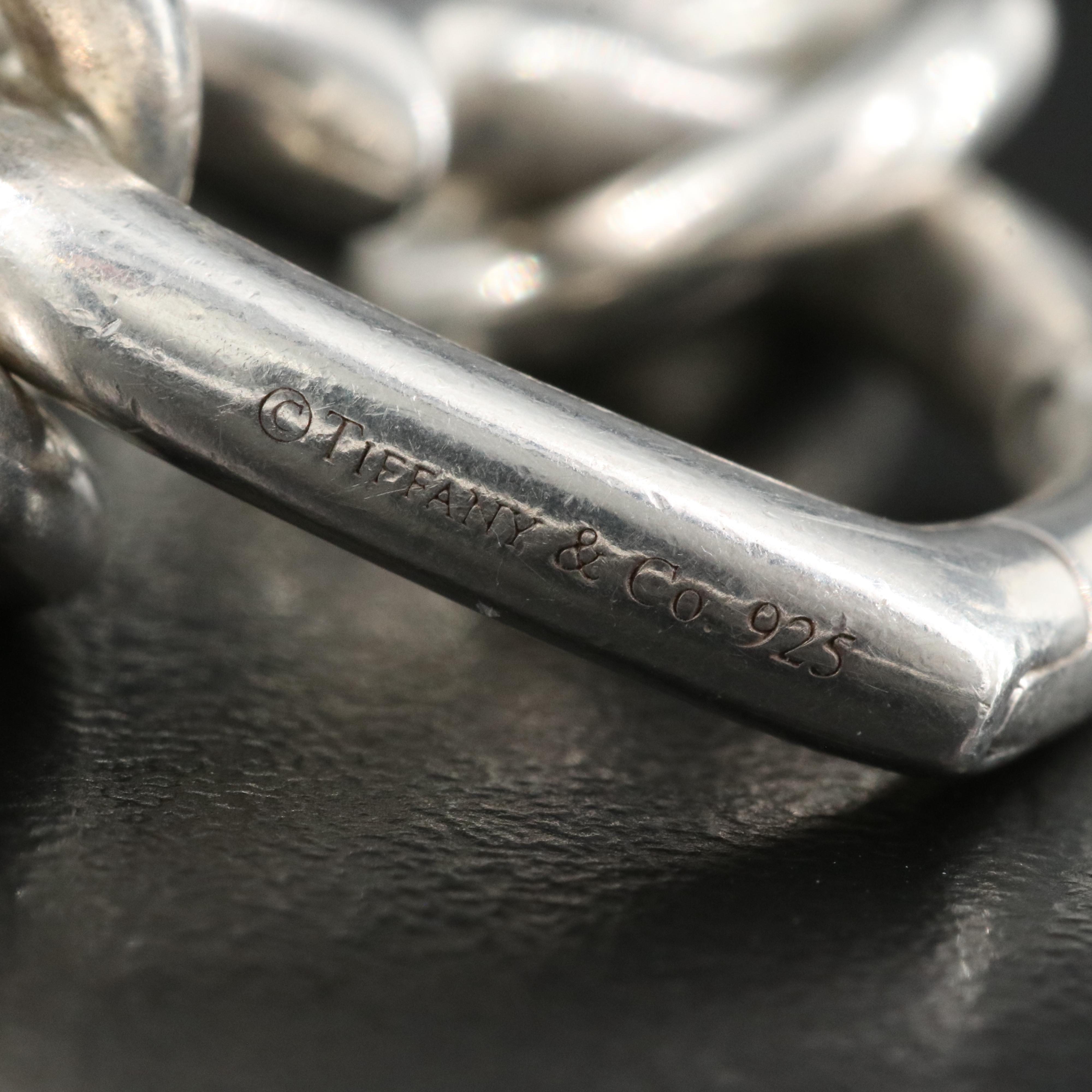 Tiffany & Co. Sterling Heart Bracelet