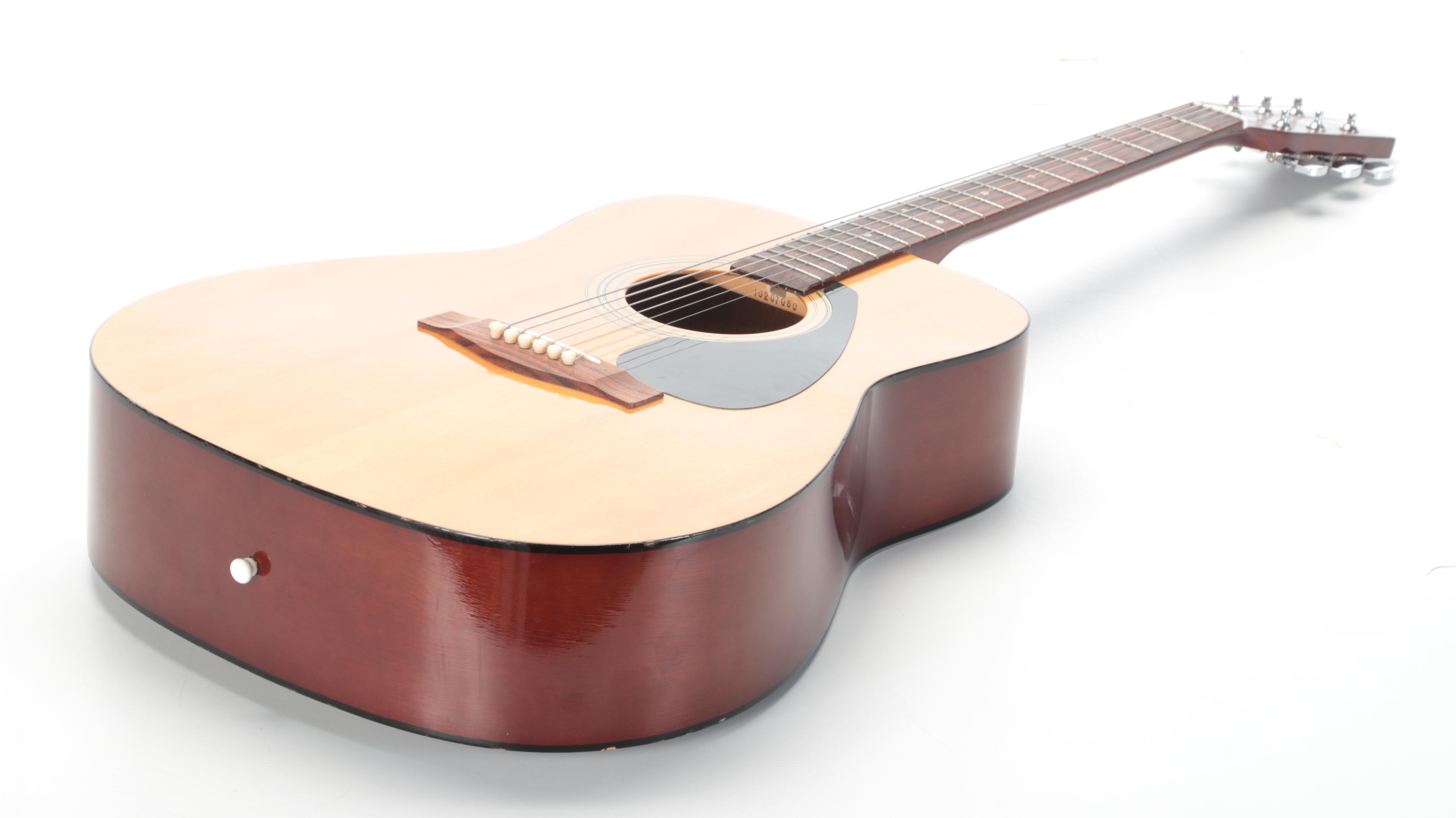 Yamaha Acoustic Electric Guitar With Stand