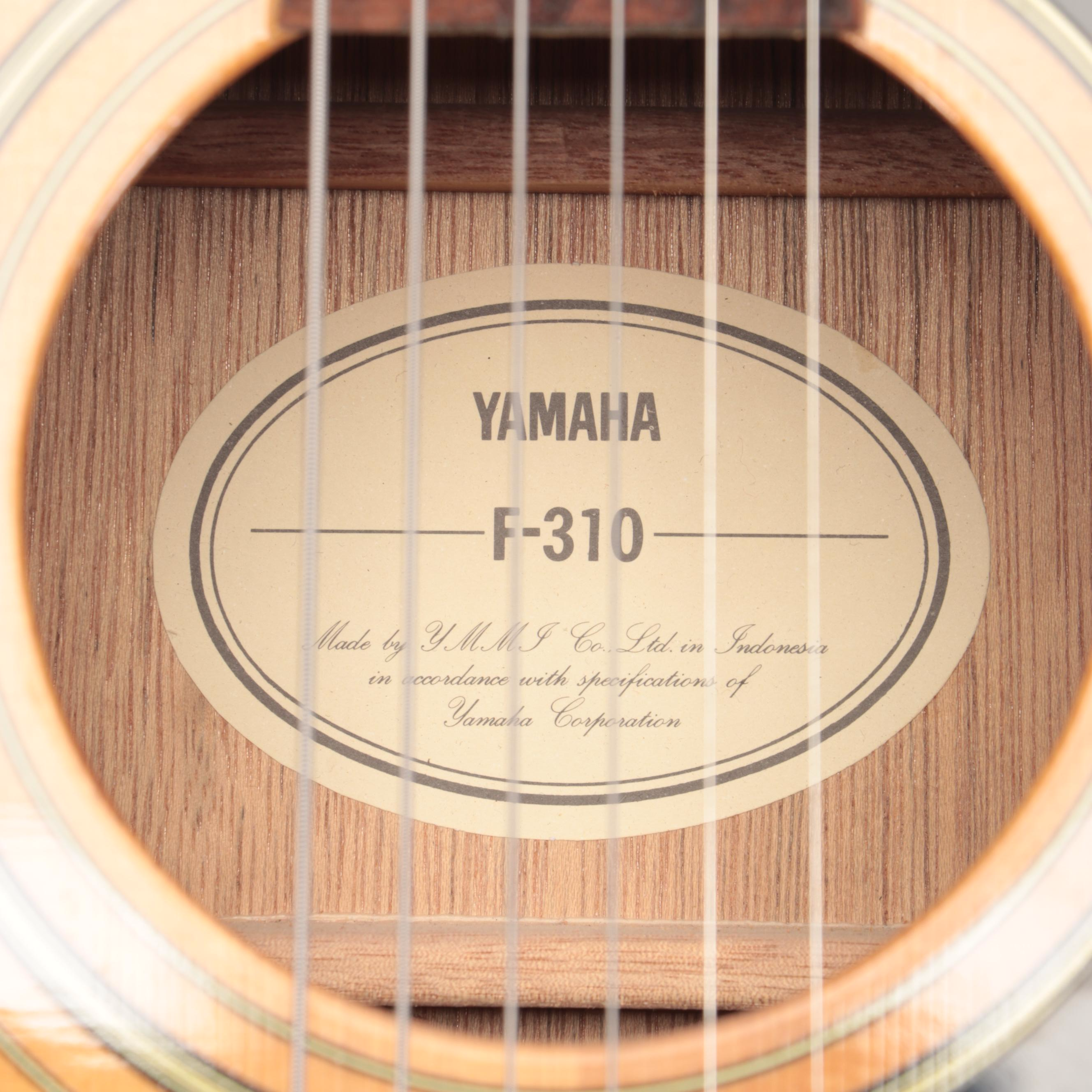 Yamaha Acoustic Electric Guitar With Stand