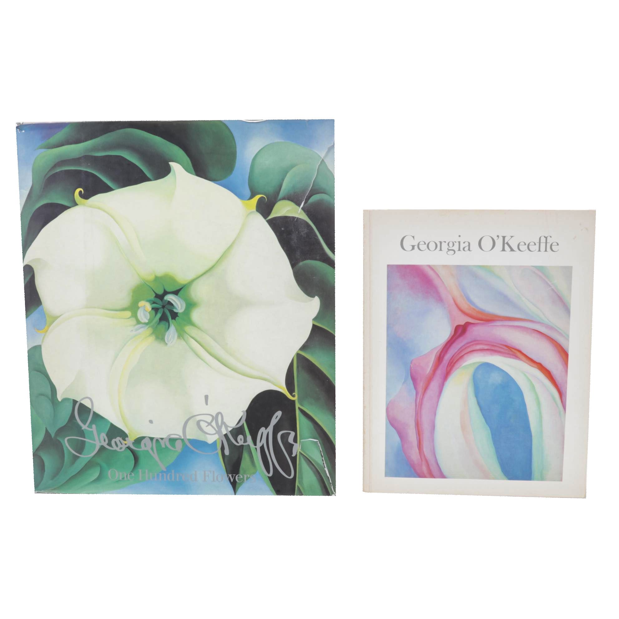 First Edition Thus "Georgia O'Keeffe: One Hundred Flowers" and More