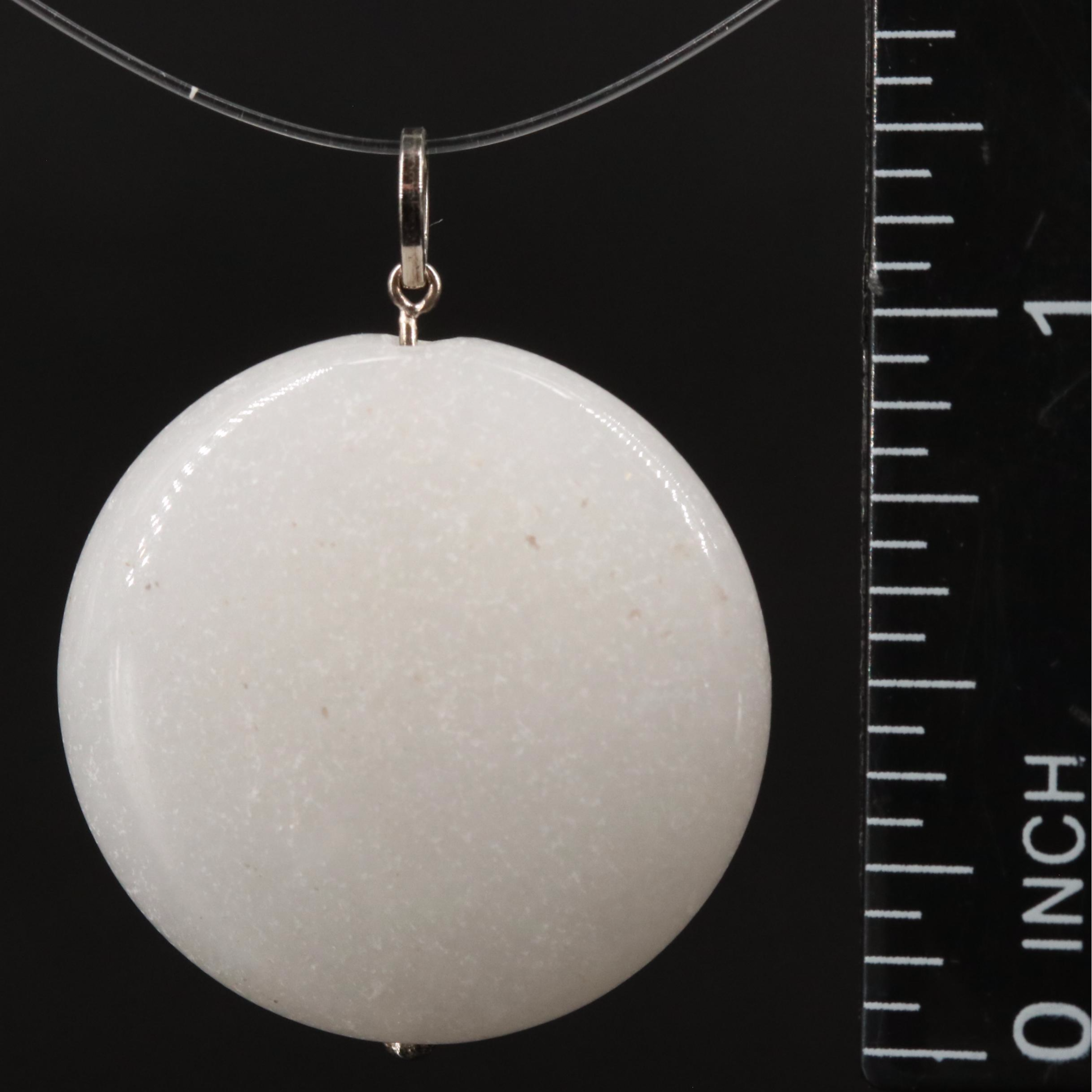 14K Quartzite Pendant