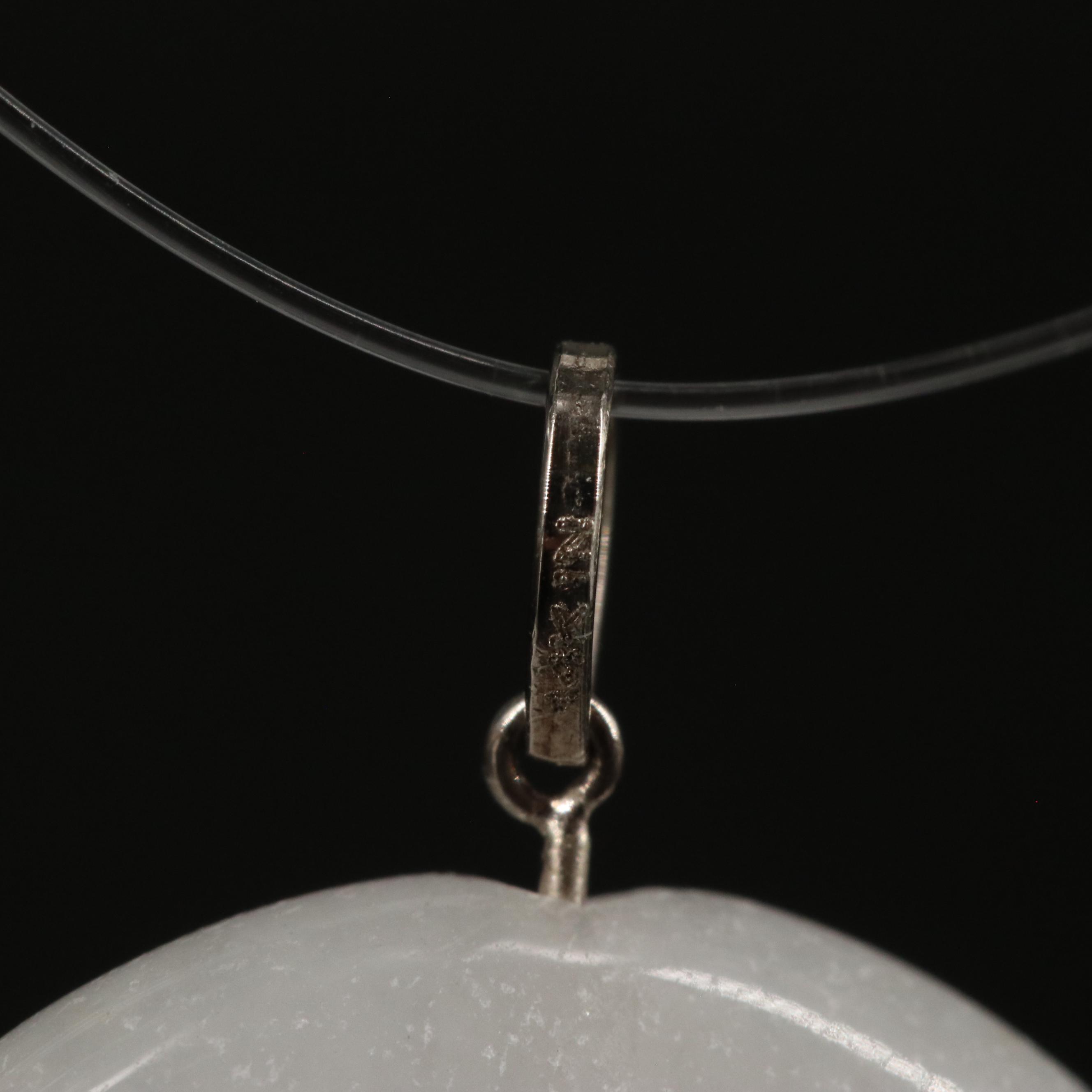 14K Quartzite Pendant