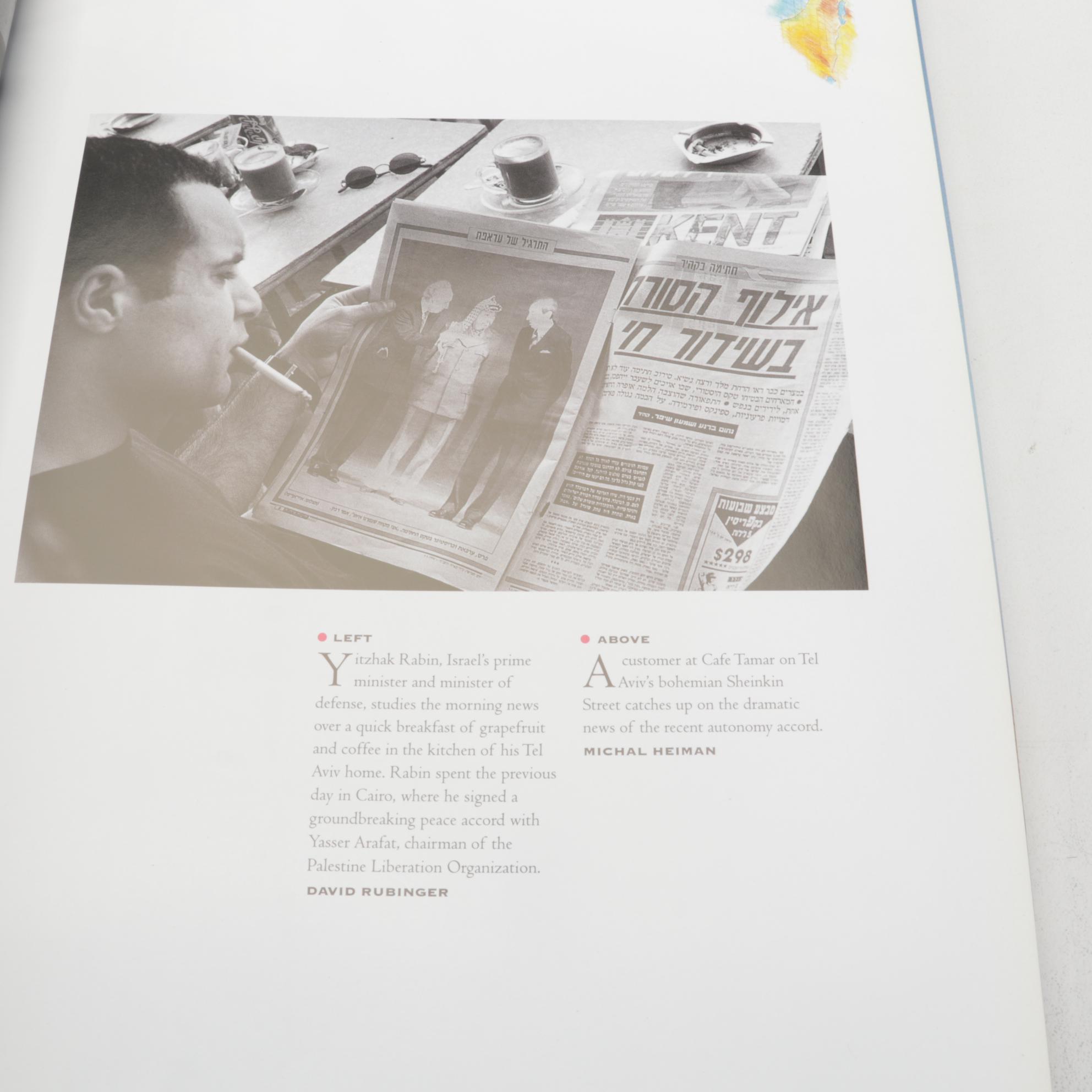 Menorah, Goblet, Studio Pottery Plate, and Jewish History Books