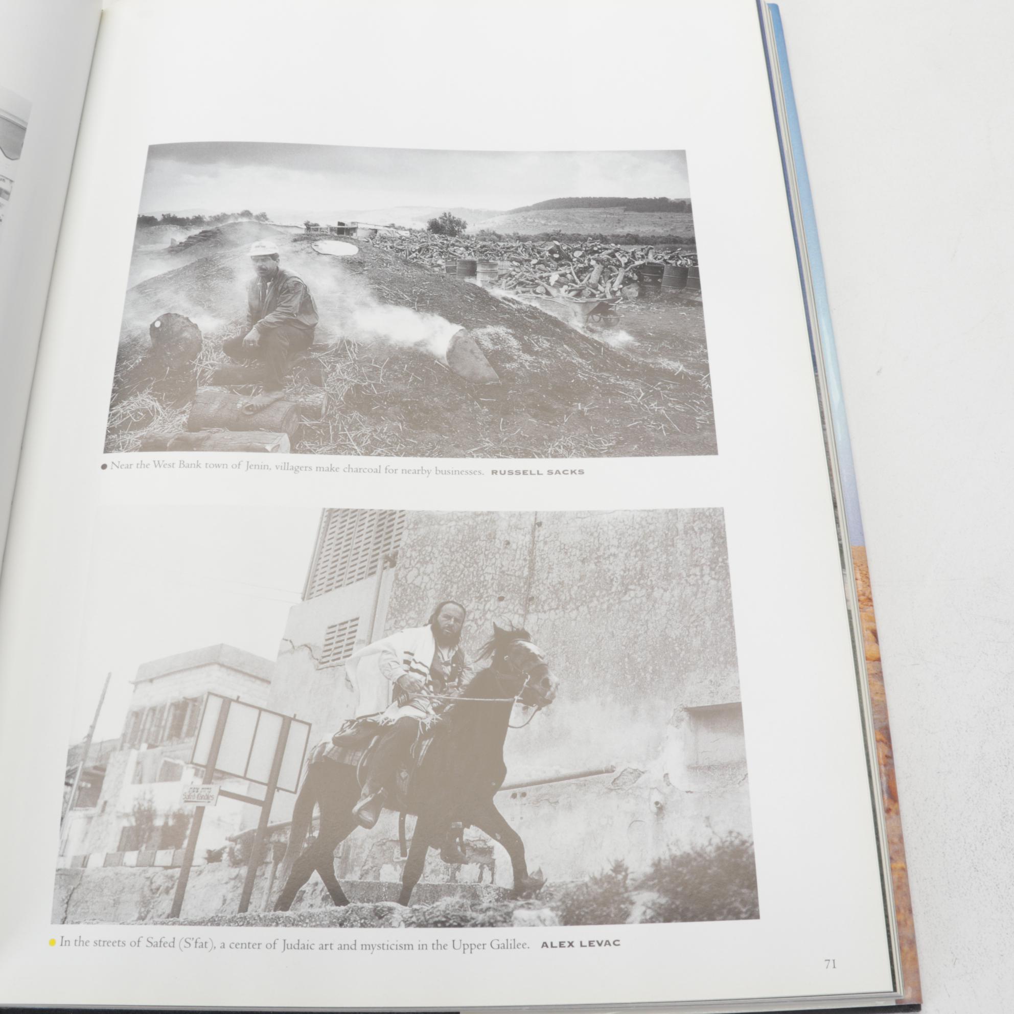 Menorah, Goblet, Studio Pottery Plate, and Jewish History Books