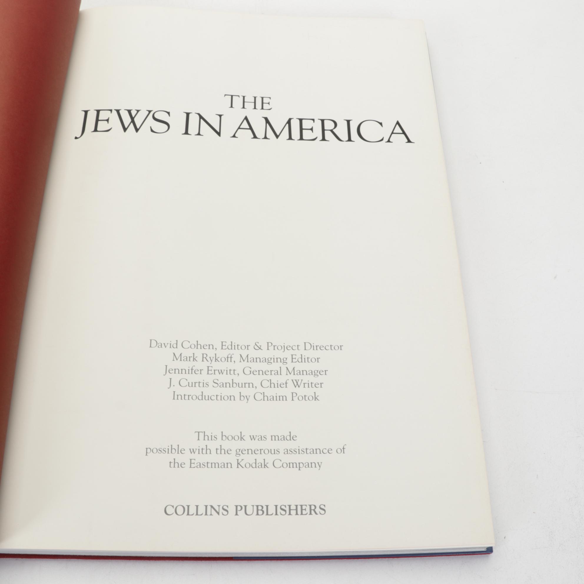 Menorah, Goblet, Studio Pottery Plate, and Jewish History Books