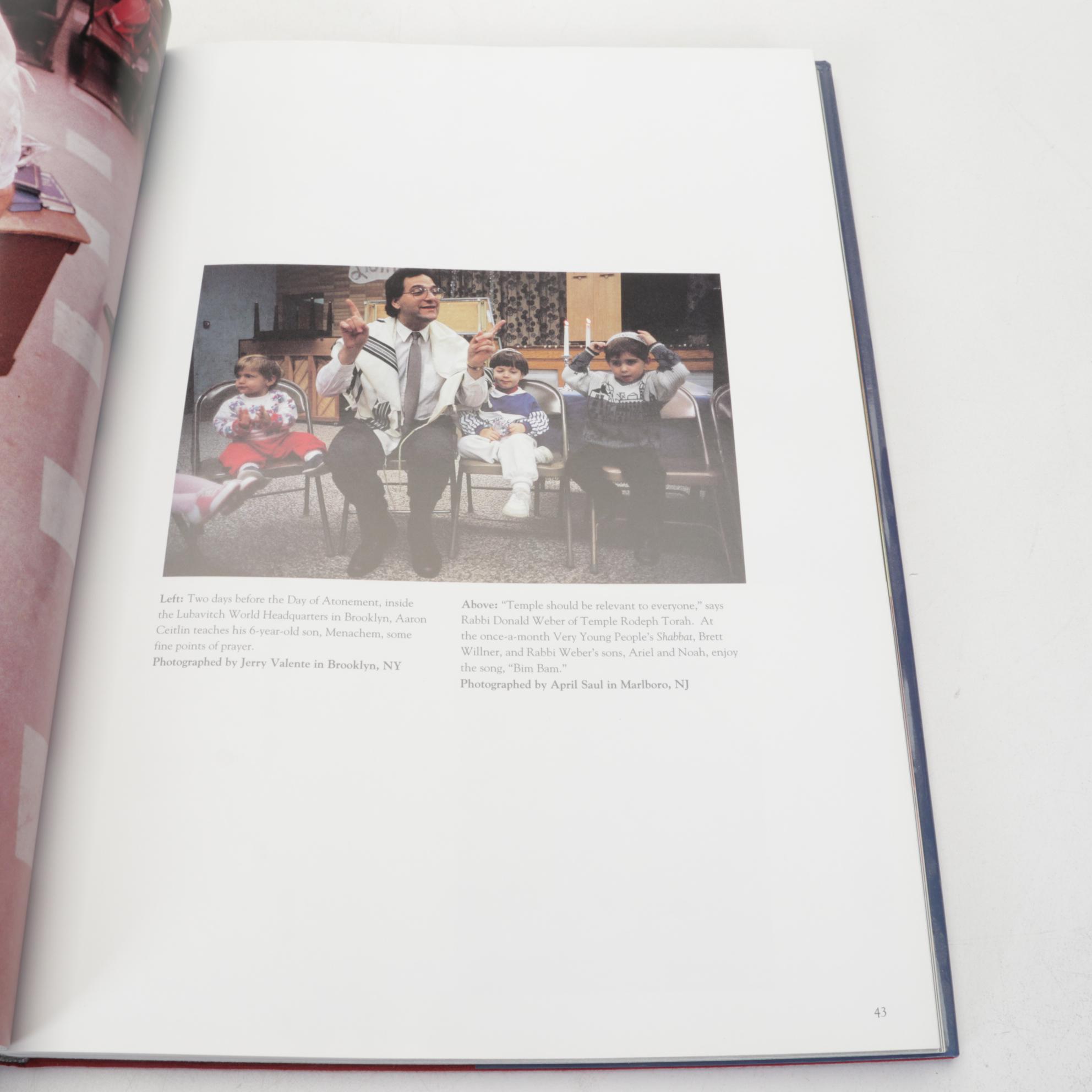 Menorah, Goblet, Studio Pottery Plate, and Jewish History Books