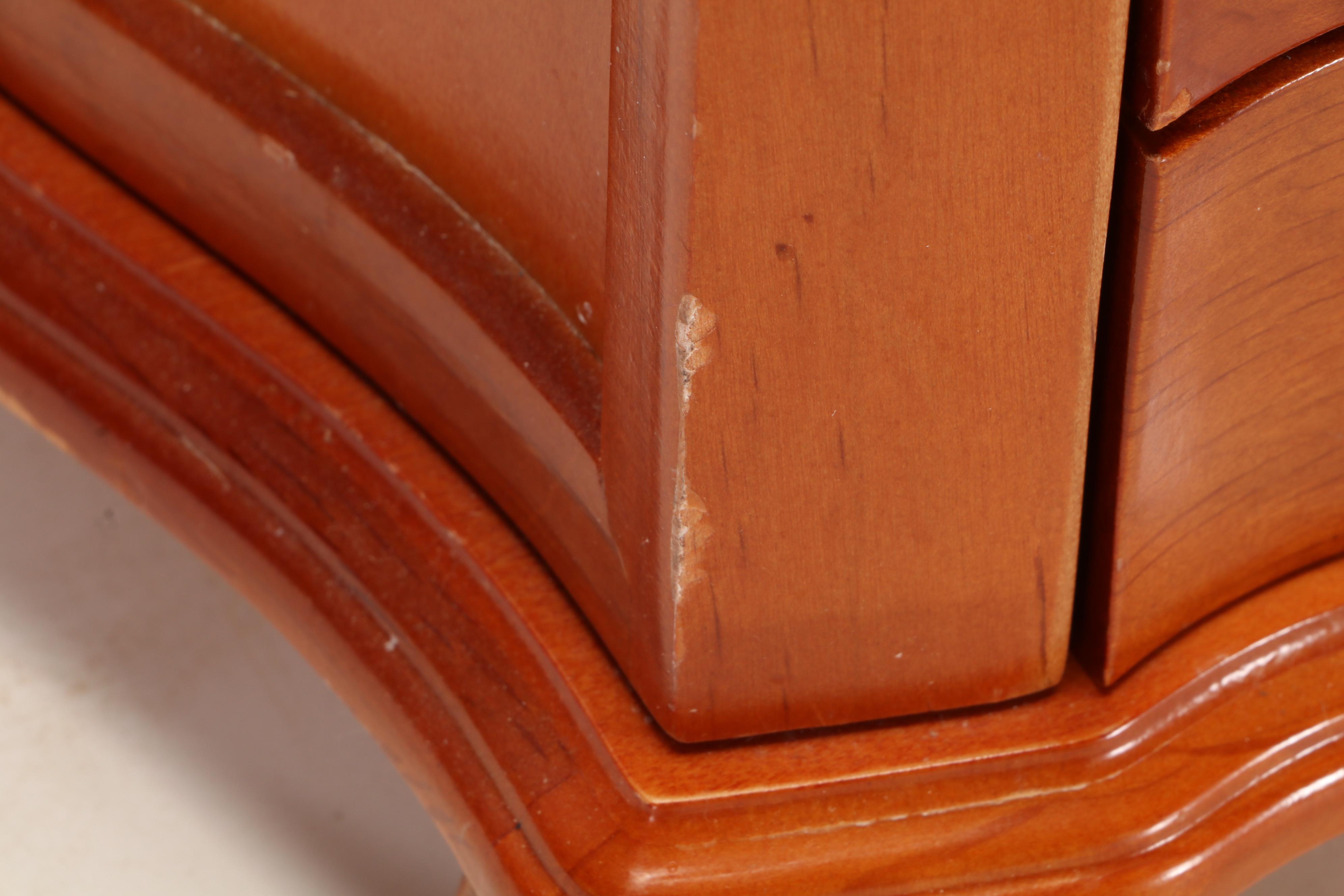 Bombay Company Mahogany Jewelry Box With Other Wood Jewelry Box