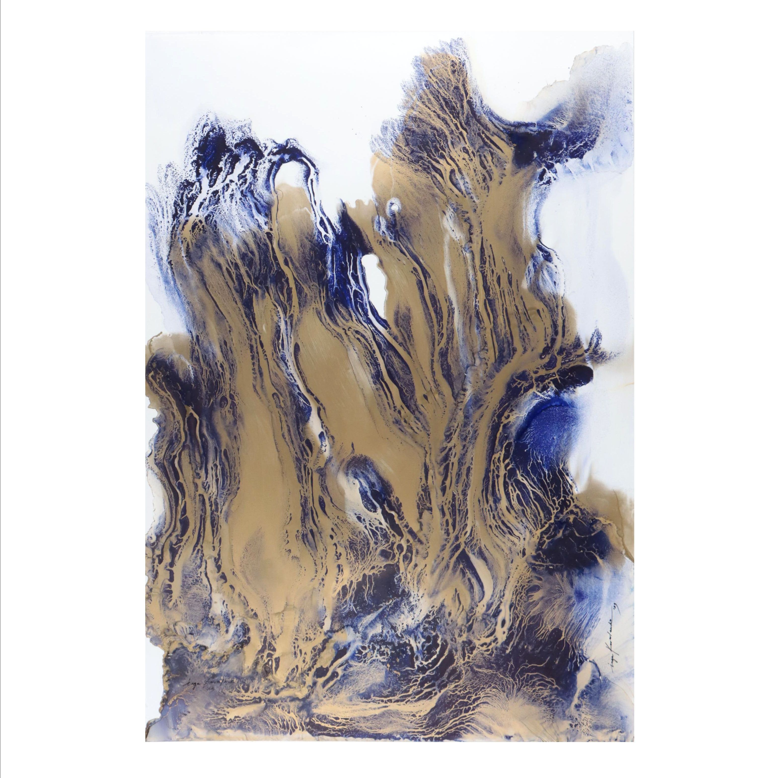 Inga Kovalenko Abstract Ink Painting, 2023