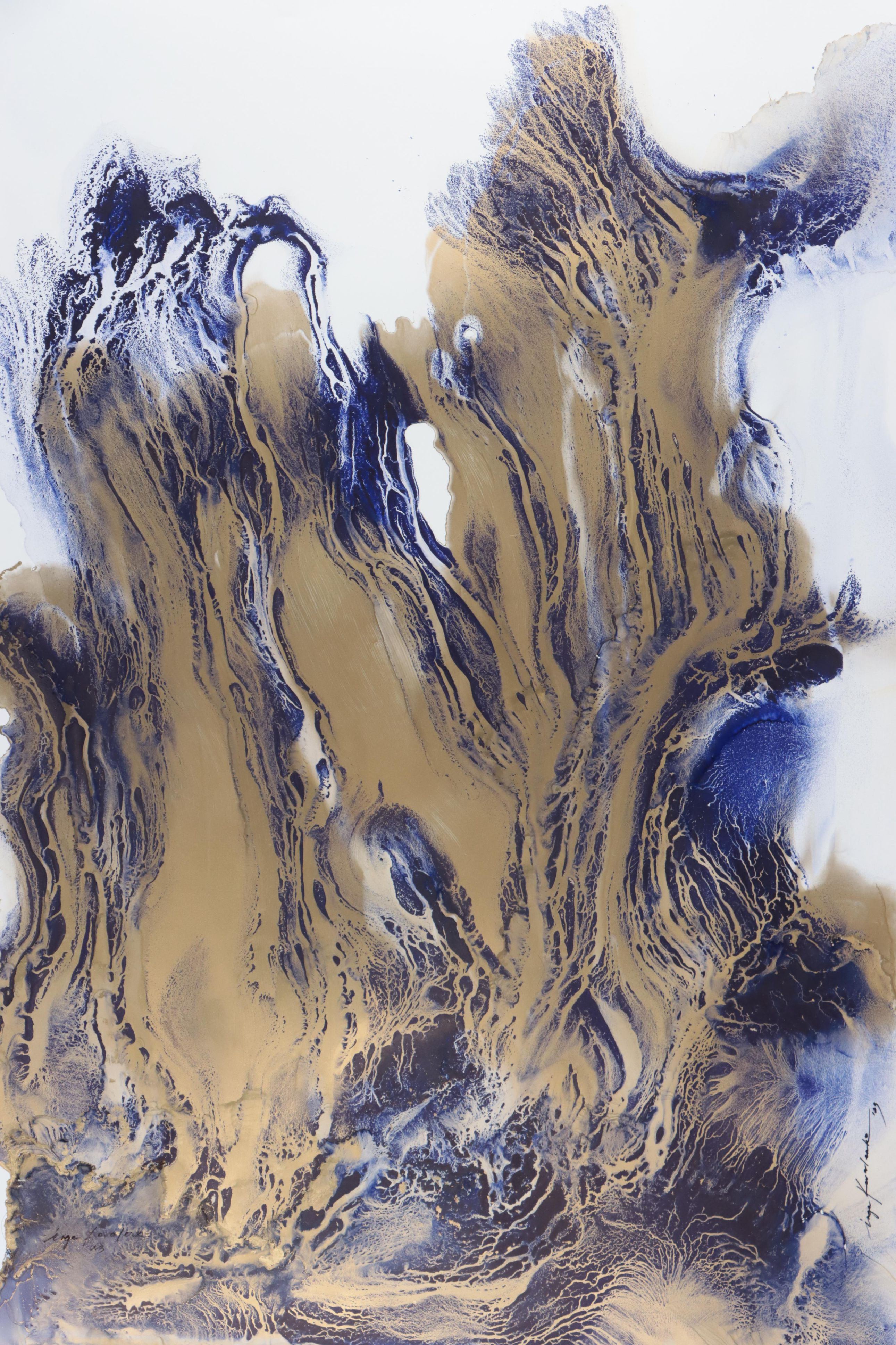 Inga Kovalenko Abstract Ink Painting, 2023