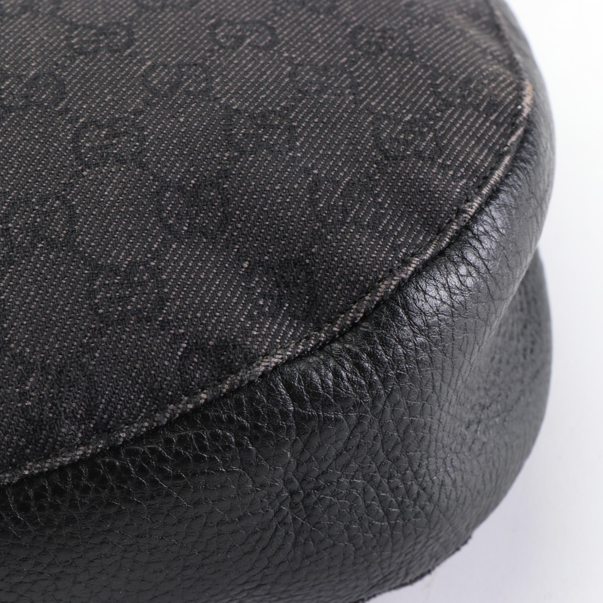 Gucci Shoulder Bag in GG Denim and Leather