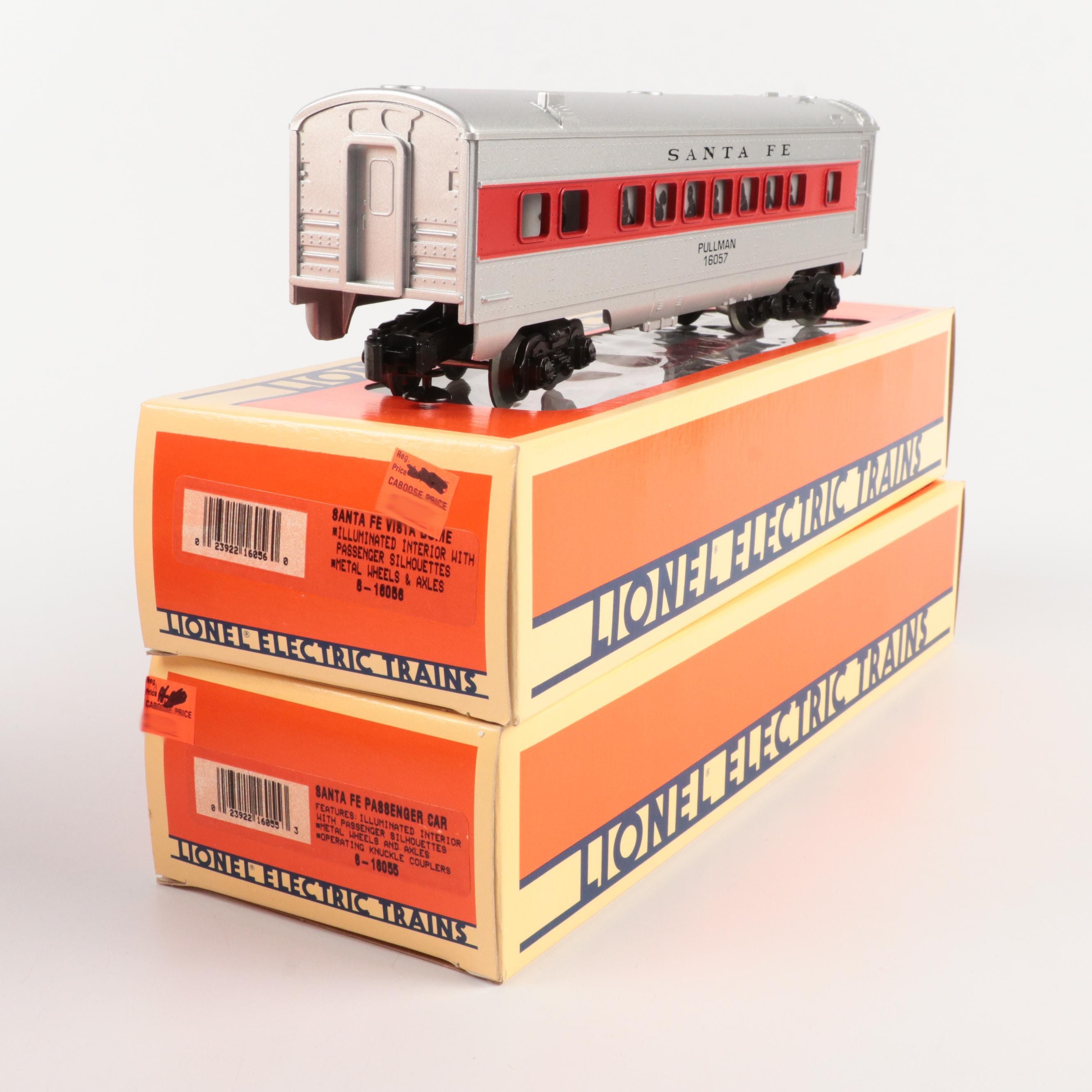 Lionel Santa Fe Alco A-Unit with Passenger and Observation Cars