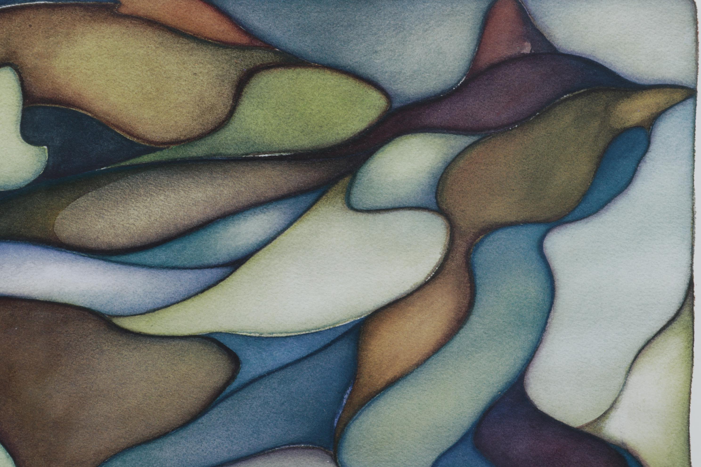 Lauren Smith Richards Offset Lithograph of Cat, 2003