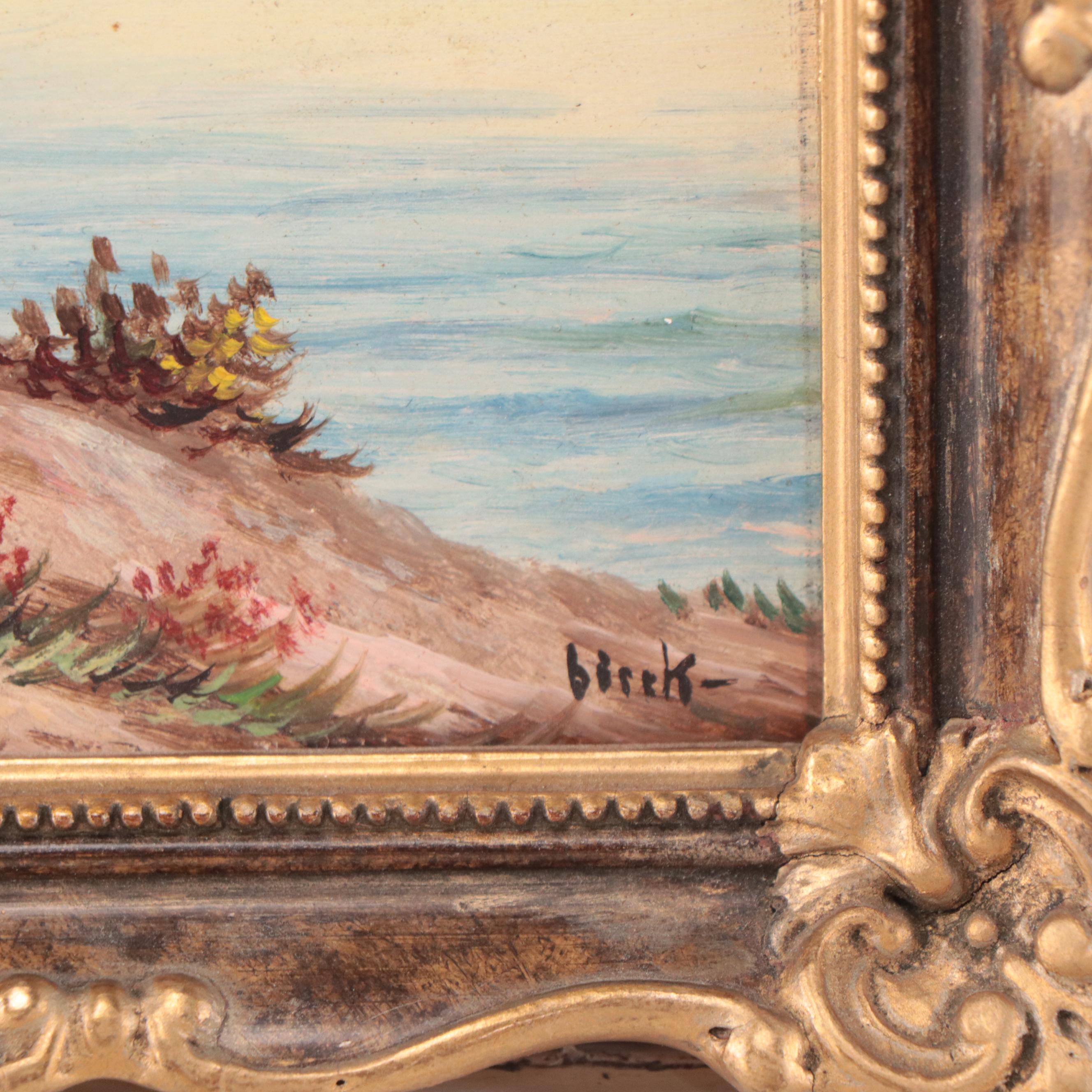 Lake Landscape Oil Painting