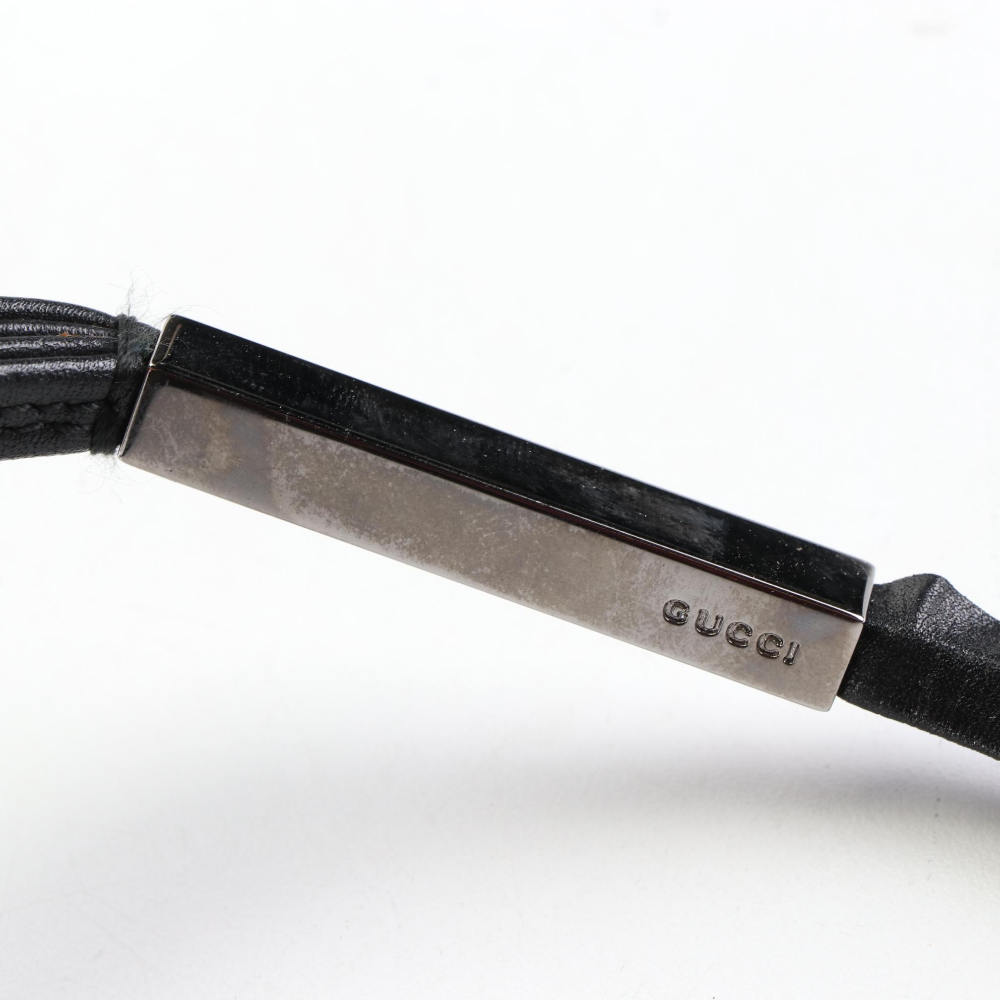 Gucci Hobo Shoulder Bag in Black Leather