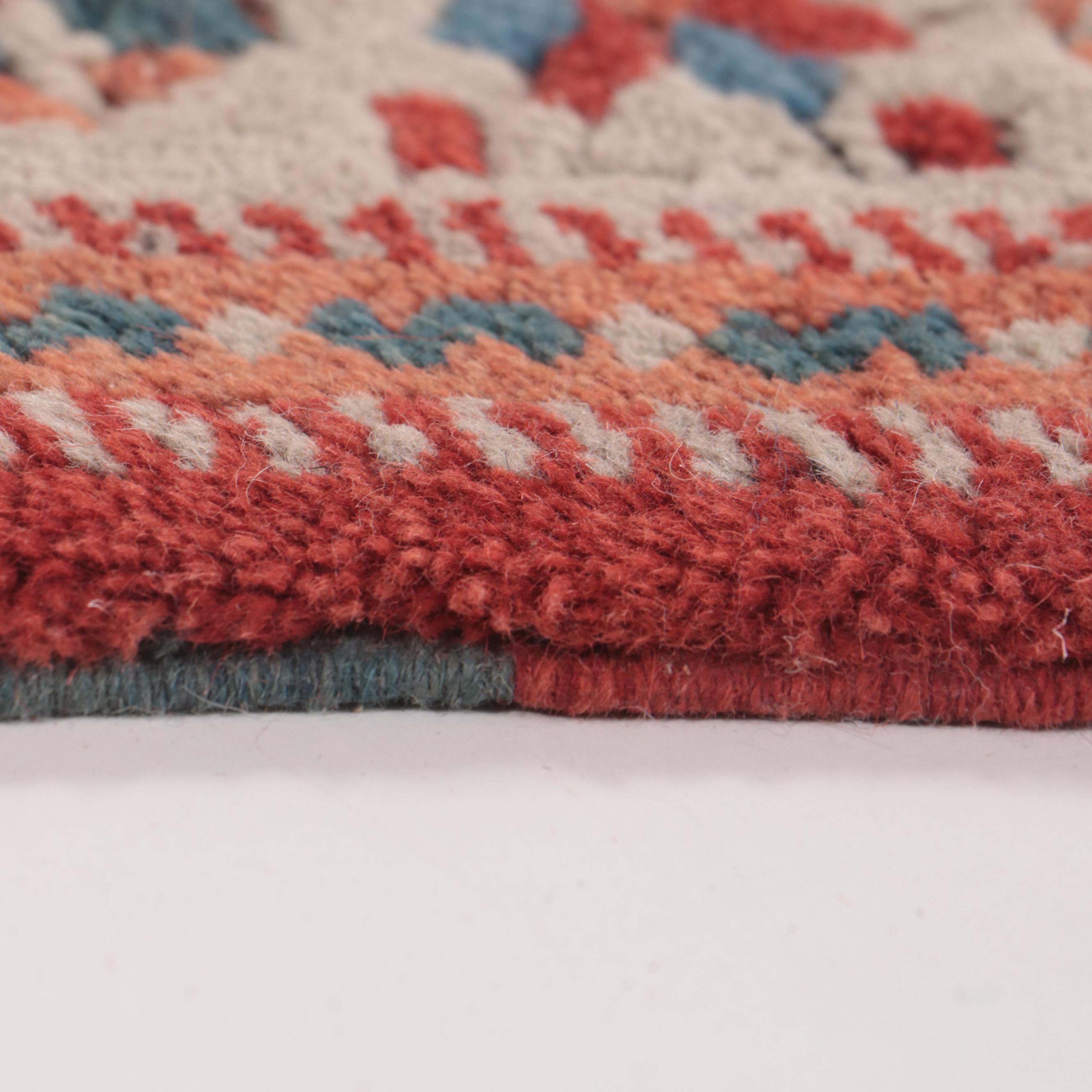 4'4 x 5'6 Hand-Knotted Turkish Yağcıbedir Area Rug