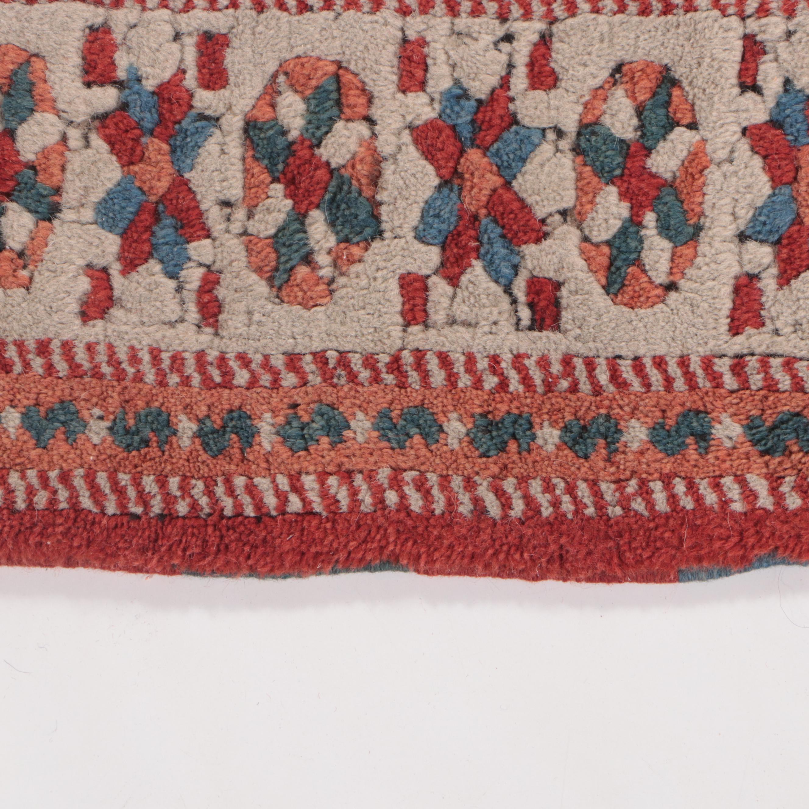 4'4 x 5'6 Hand-Knotted Turkish Yağcıbedir Area Rug