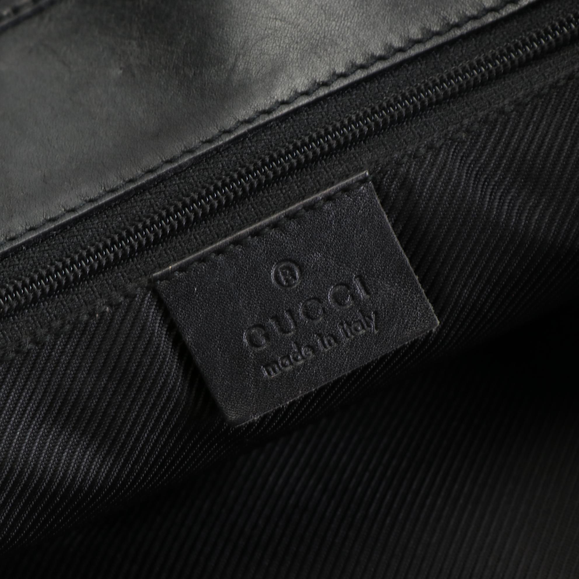 Gucci Tote Bag in GG Canvas and Leather