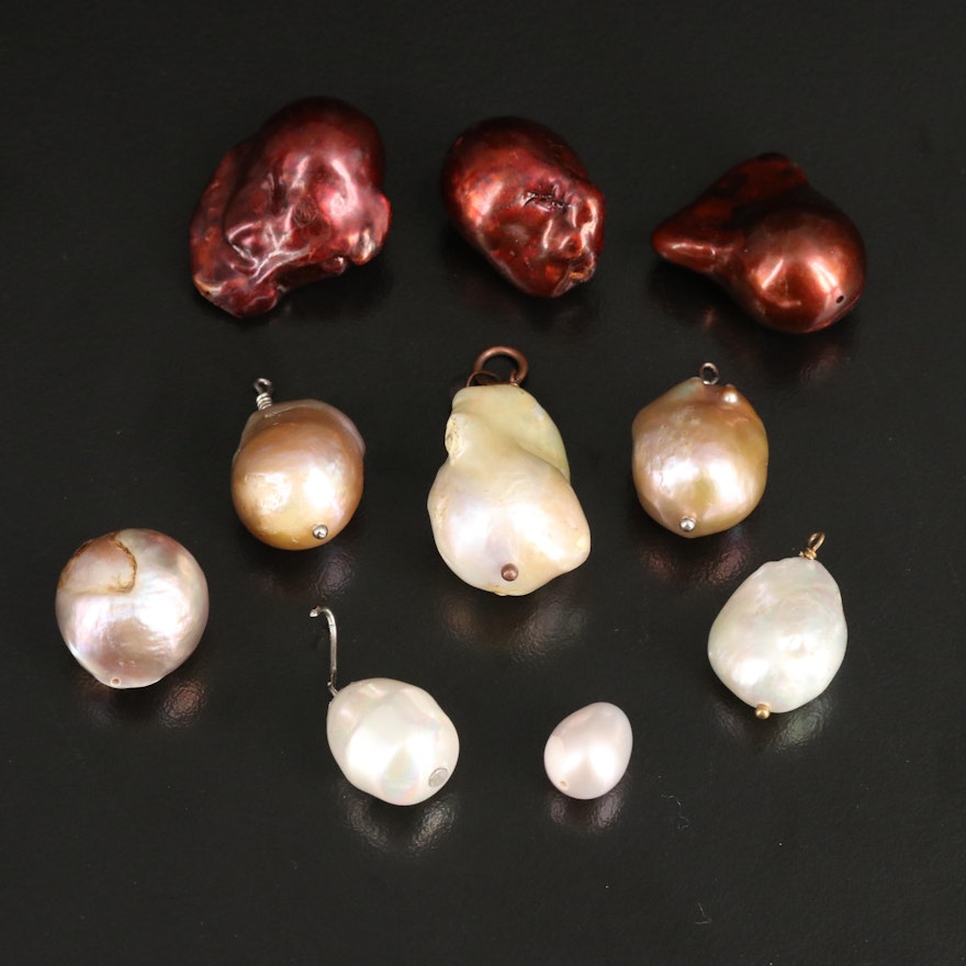 Loose Baroque Pearls and Pendants