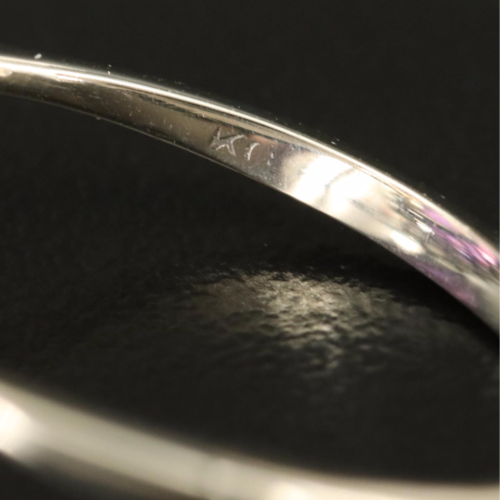 14K Amethyst and Diamond Halo Ring