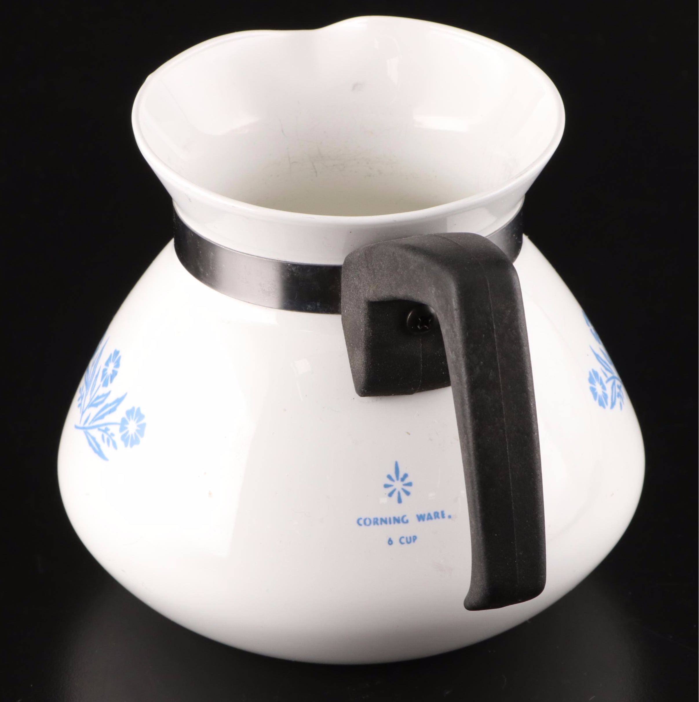 CorningWare "Cornflower Blue" Kitchenware with Glass Refrigerator Dishes