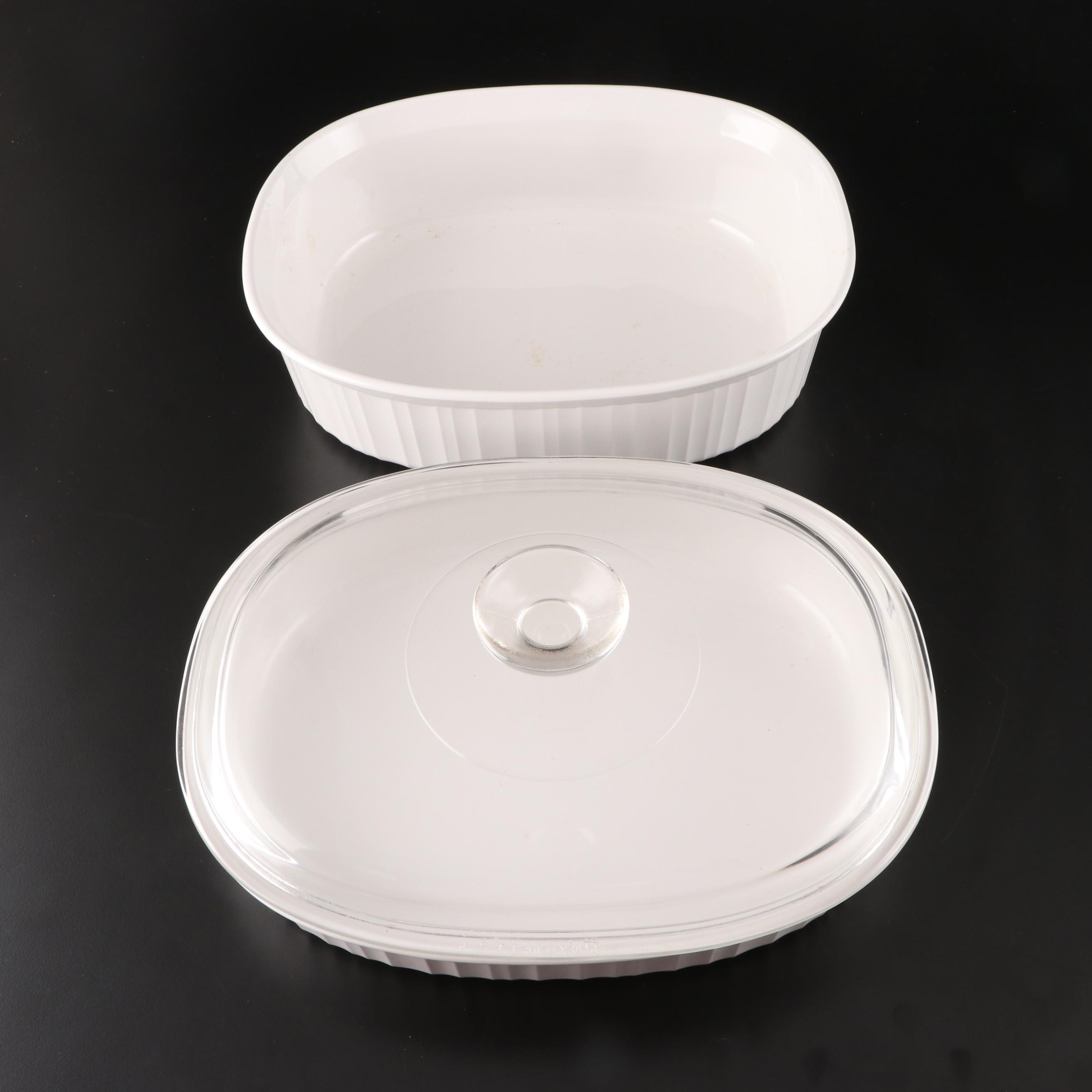 CorningWare "Cornflower Blue" Kitchenware with Glass Refrigerator Dishes