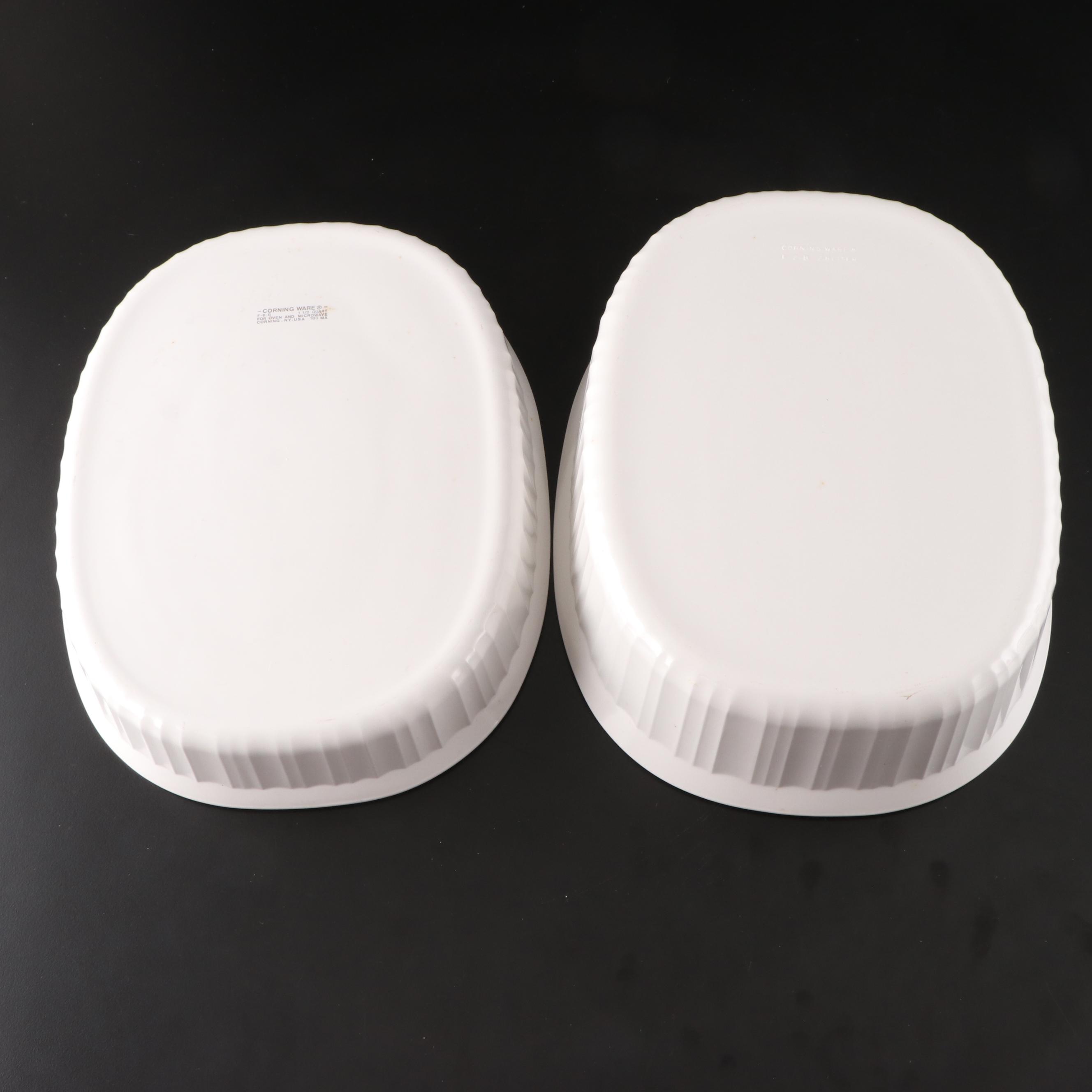 CorningWare "Cornflower Blue" Kitchenware with Glass Refrigerator Dishes