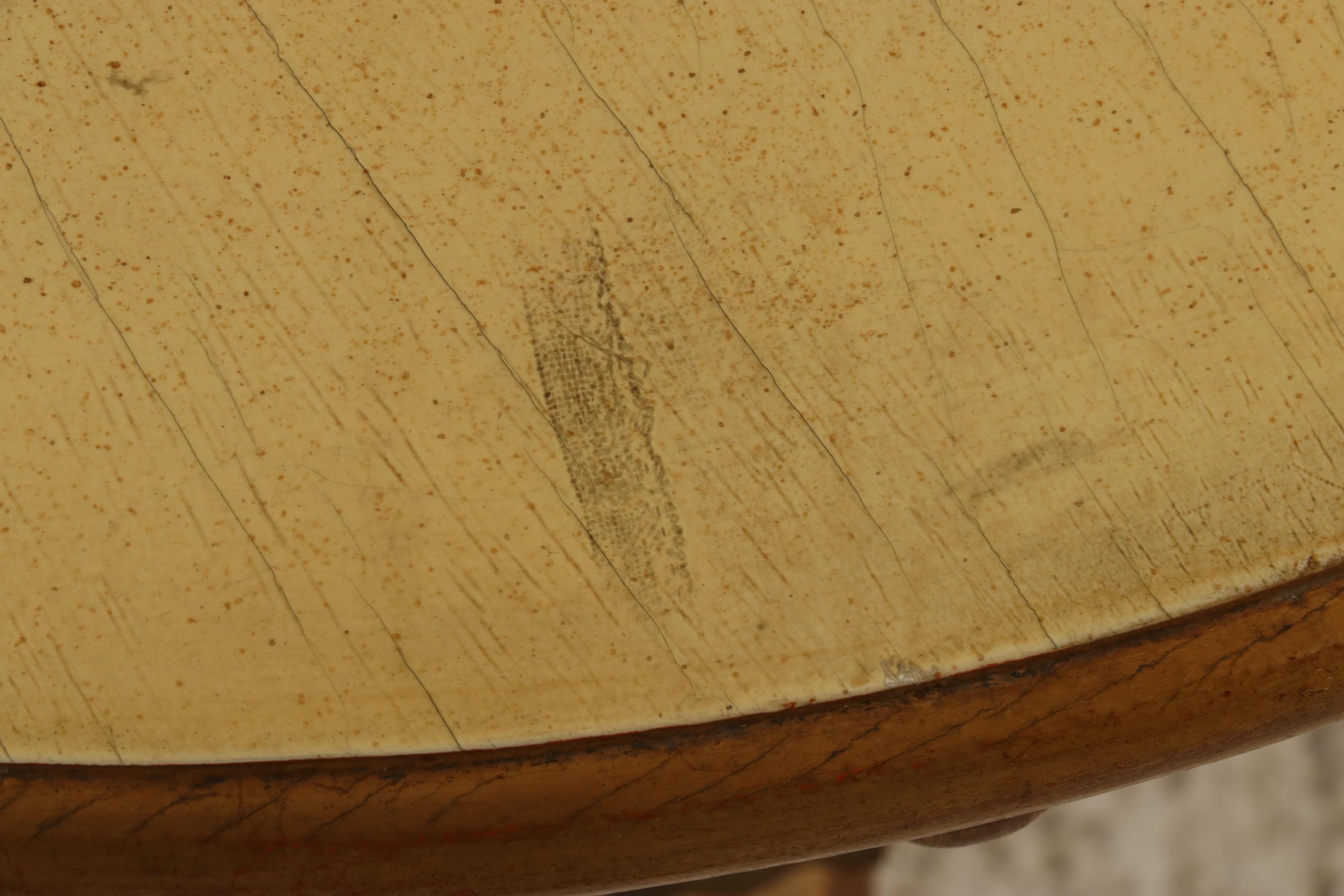 Palladio Italian Baroque Style Cream and Gold Painted Coffee Table