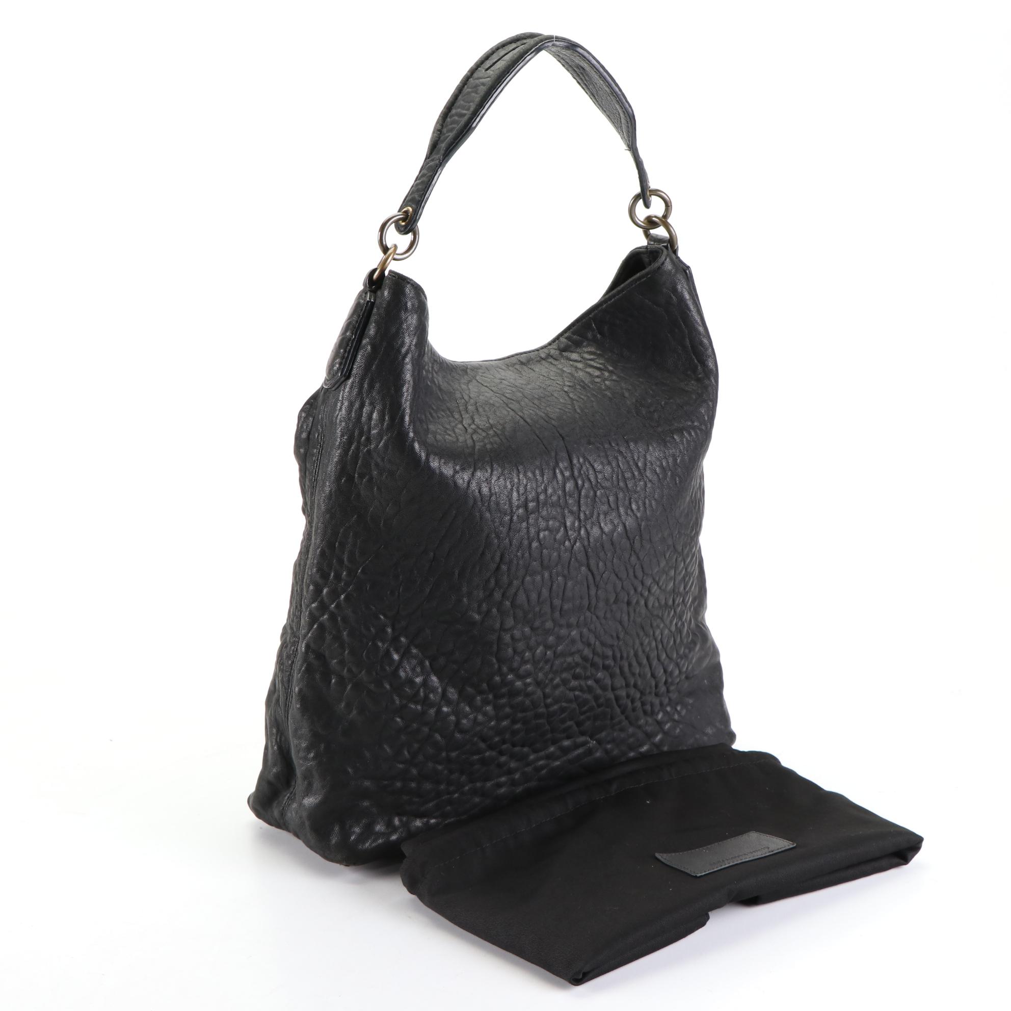 Alexander Wang Shoulder Bag in Leather with Studded Bottom