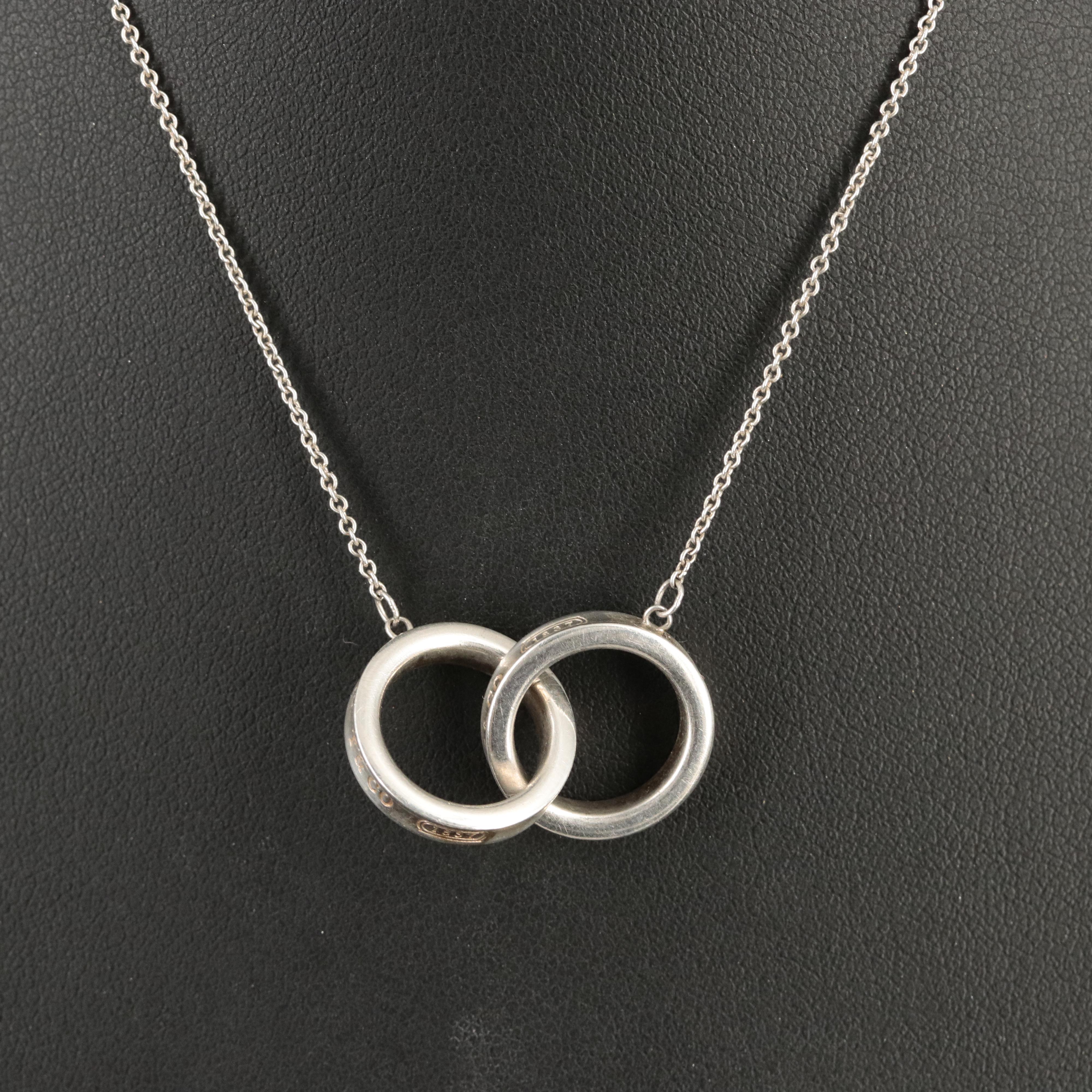 Tiffany & Co. "1837" Sterling Interlocking Circle Necklace
