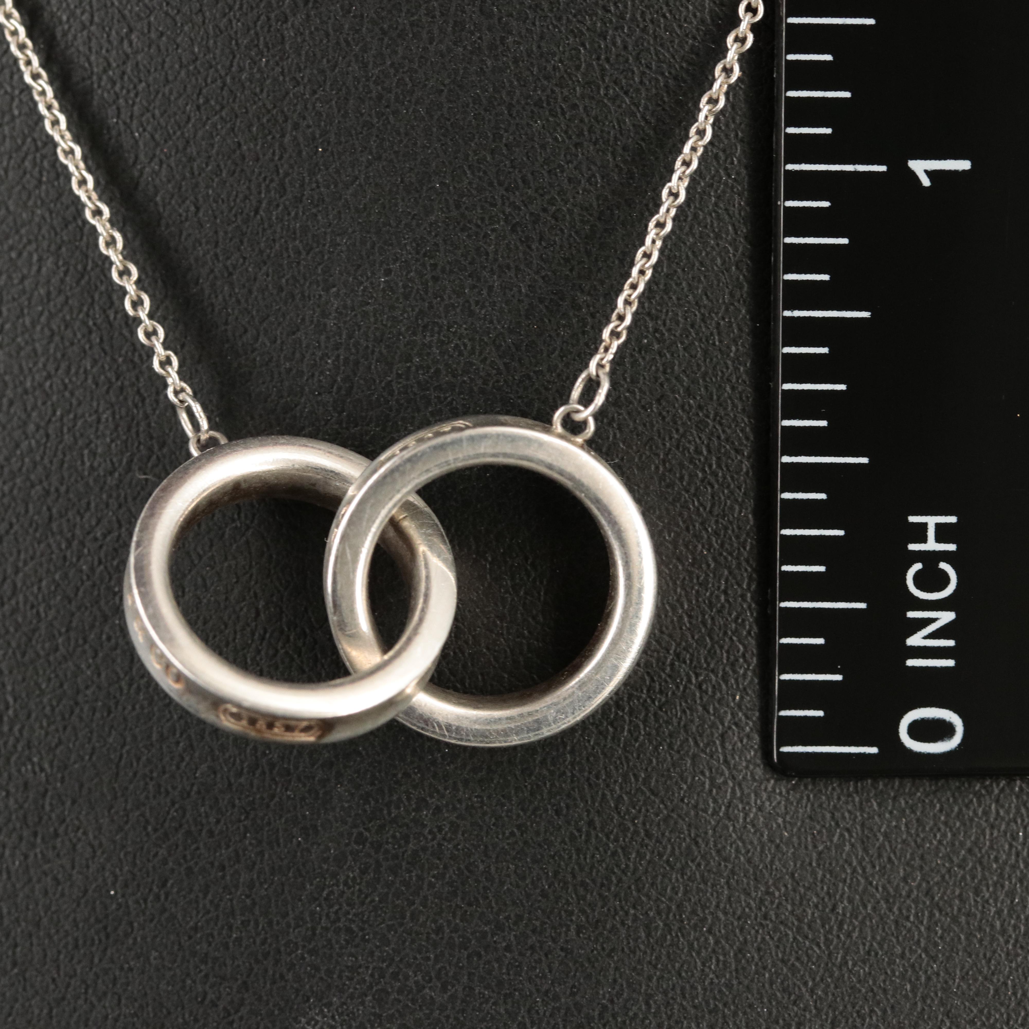 Tiffany & Co. "1837" Sterling Interlocking Circle Necklace