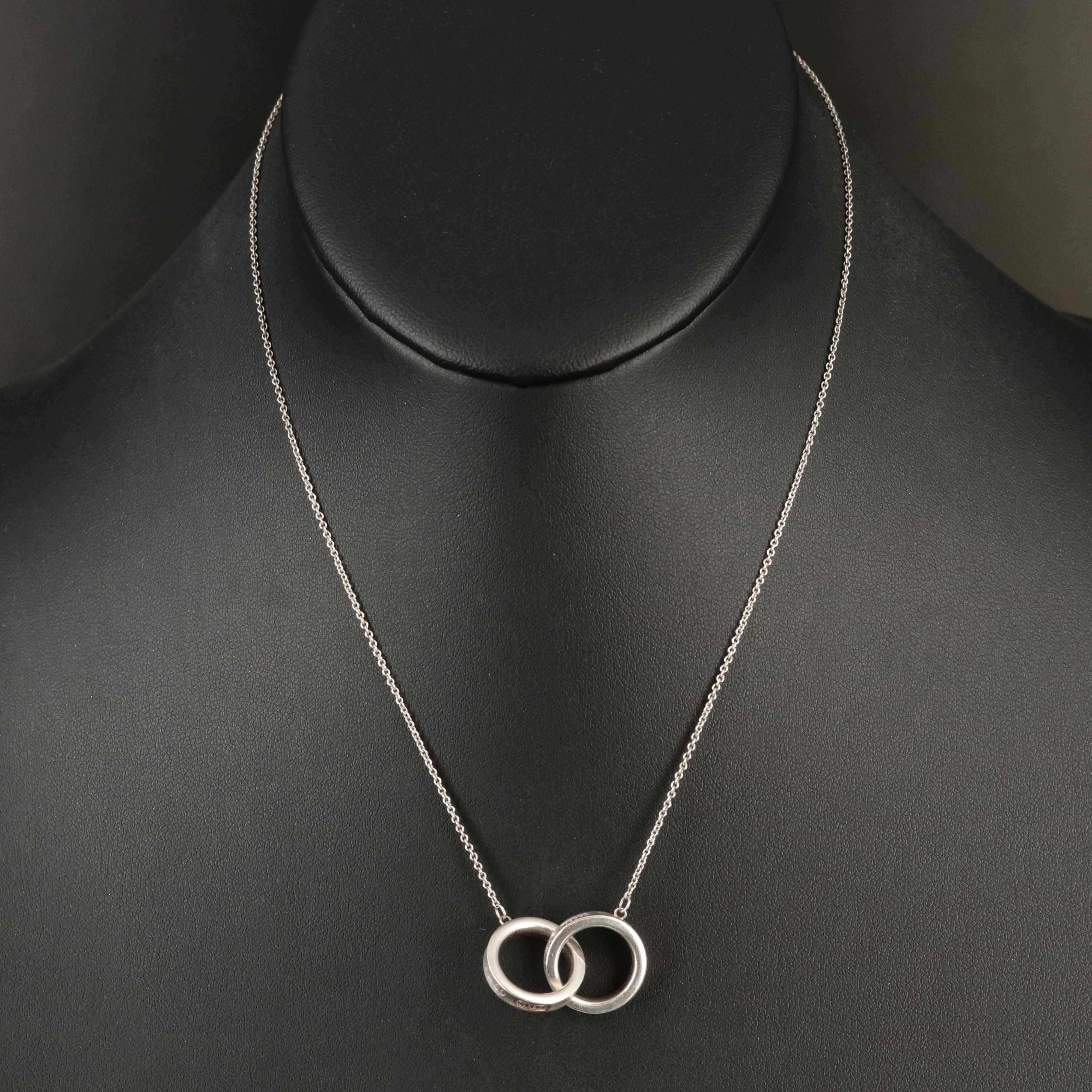 Tiffany & Co. "1837" Sterling Interlocking Circle Necklace