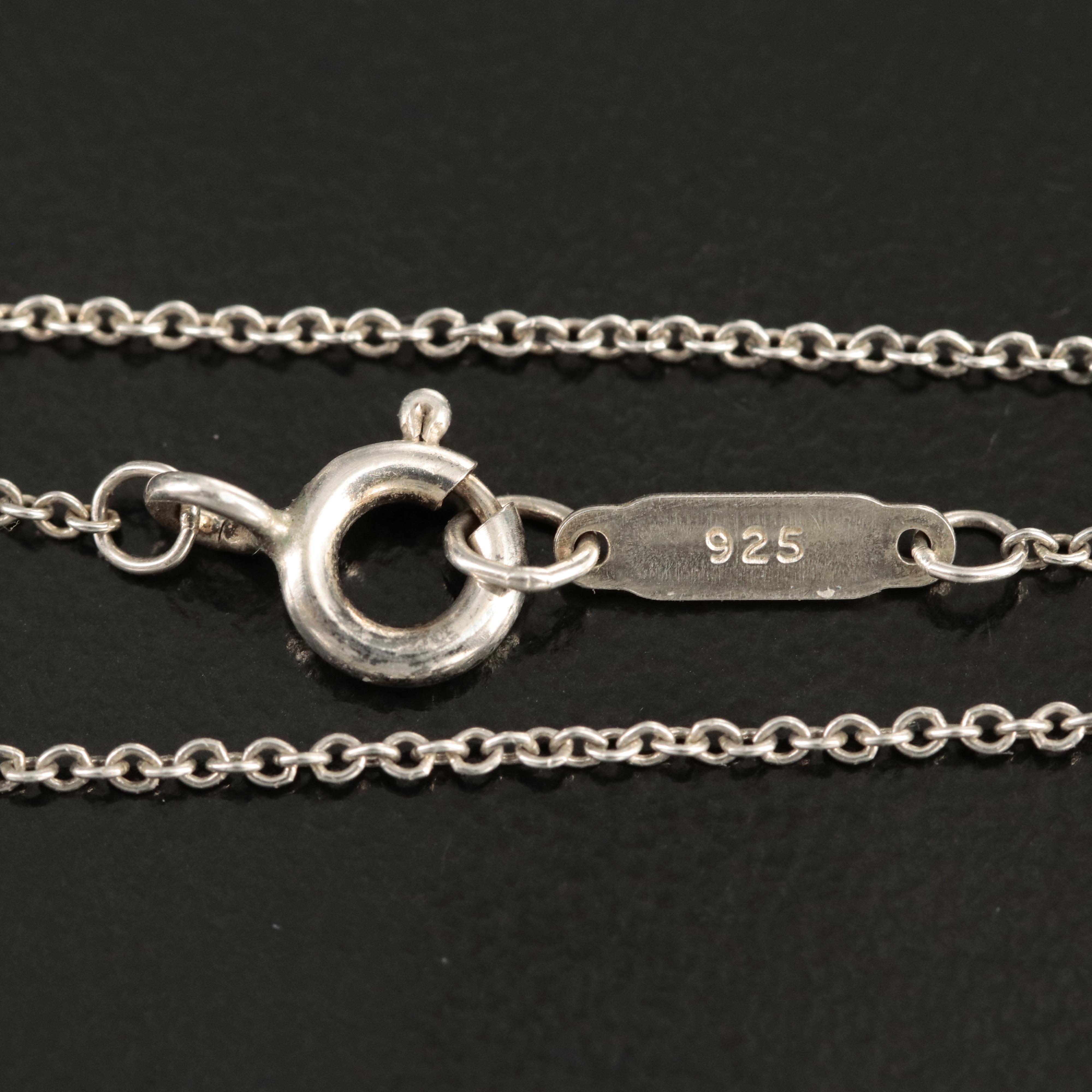 Tiffany & Co. "1837" Sterling Interlocking Circle Necklace