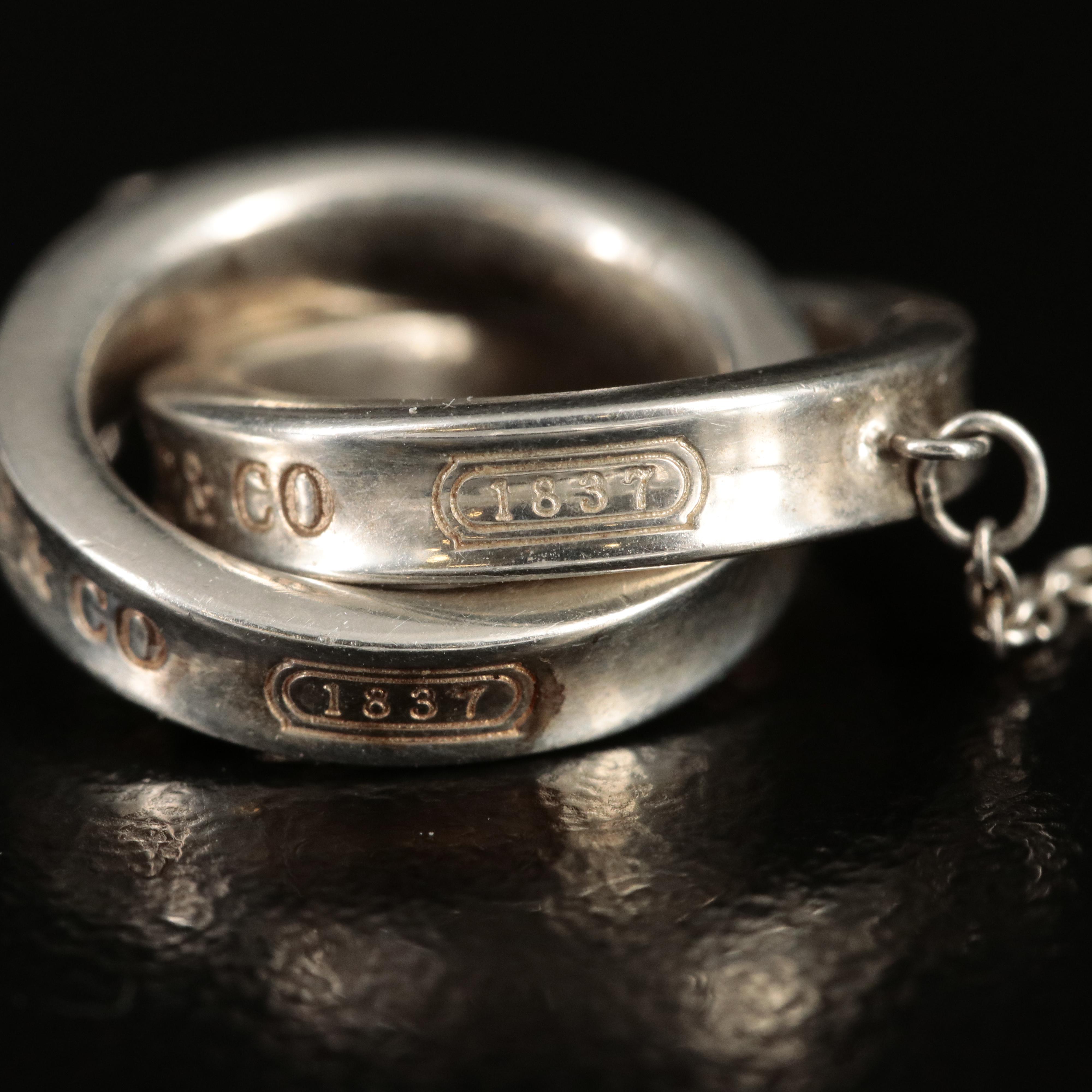 Tiffany & Co. "1837" Sterling Interlocking Circle Necklace