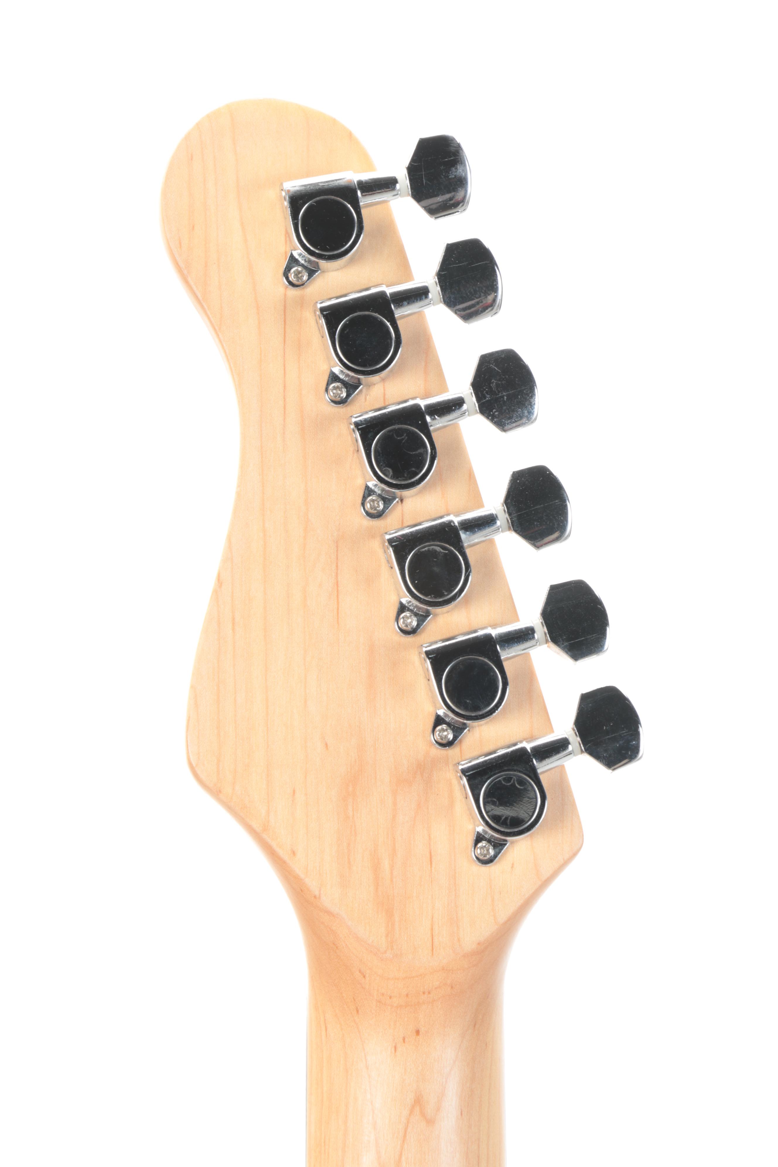 Glen Burton Electric Guitar With Yamaha Soft Case and Rocktile PG-10 Amp