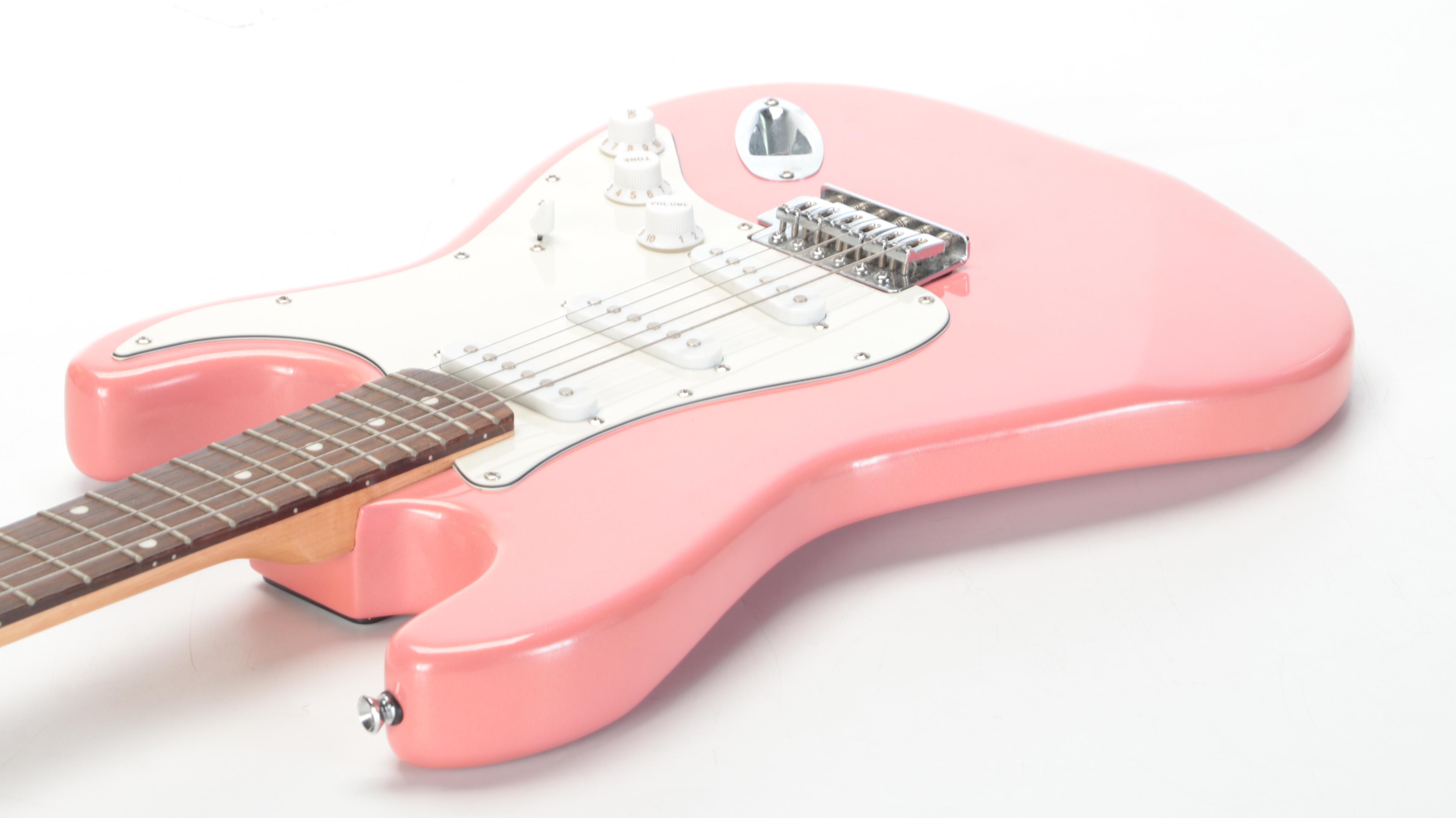 Glen Burton Electric Guitar With Yamaha Soft Case and Rocktile PG-10 Amp