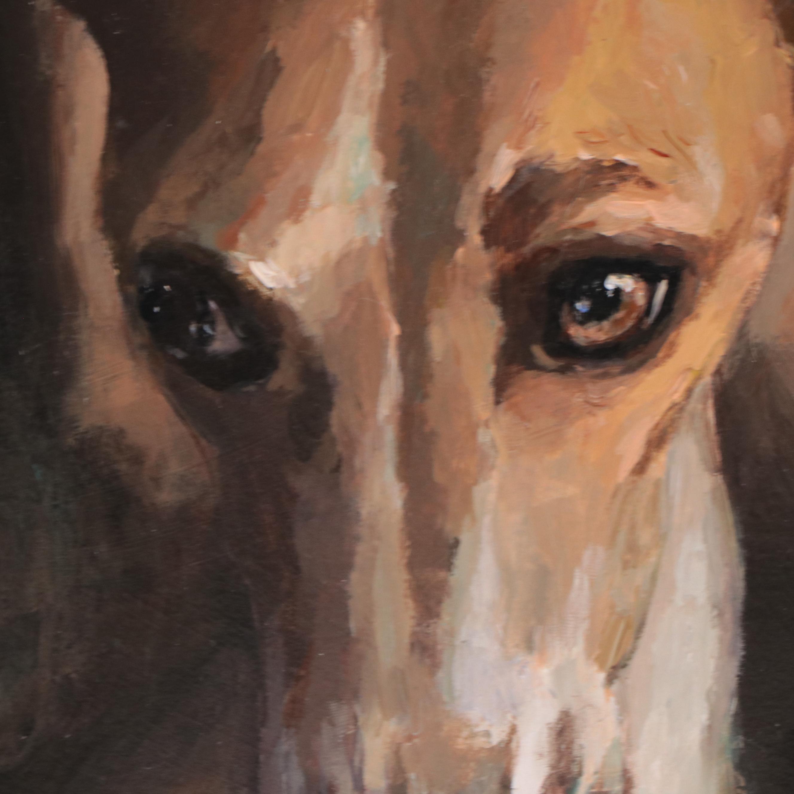 Oil Painting of Dog Portrait, 1998