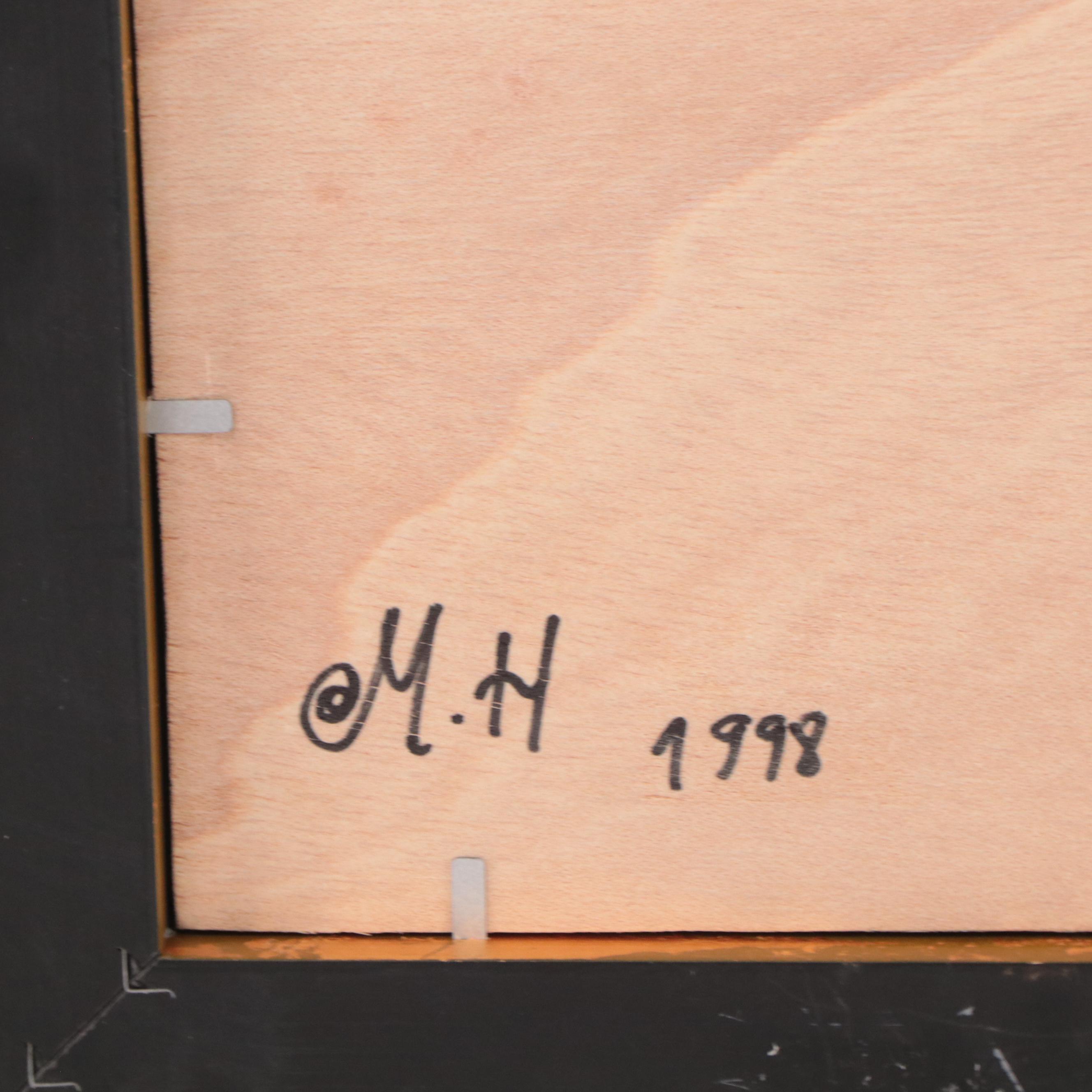 Oil Painting of Dog Portrait, 1998