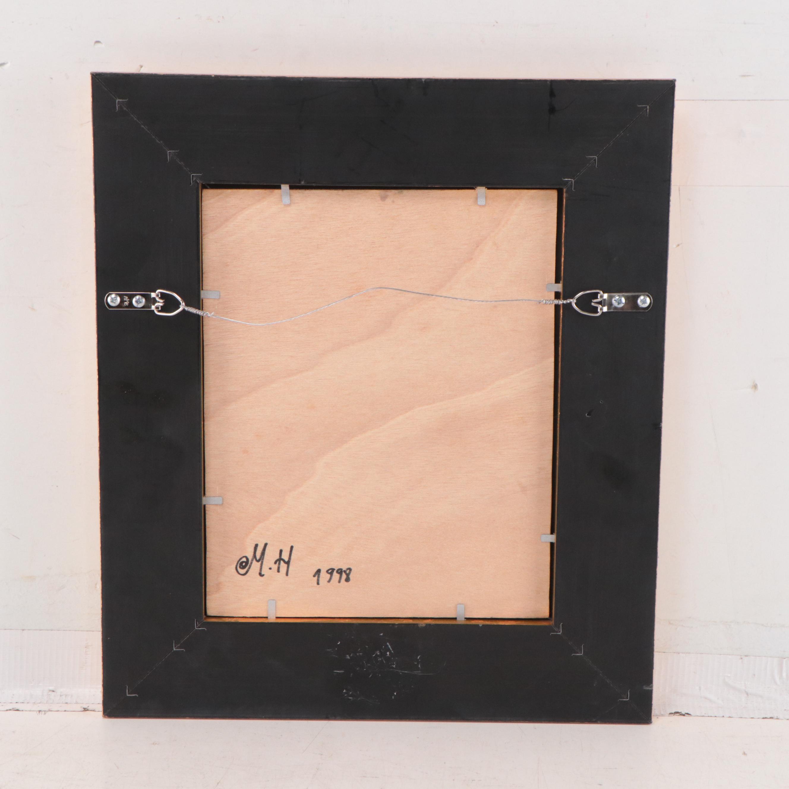 Oil Painting of Dog Portrait, 1998