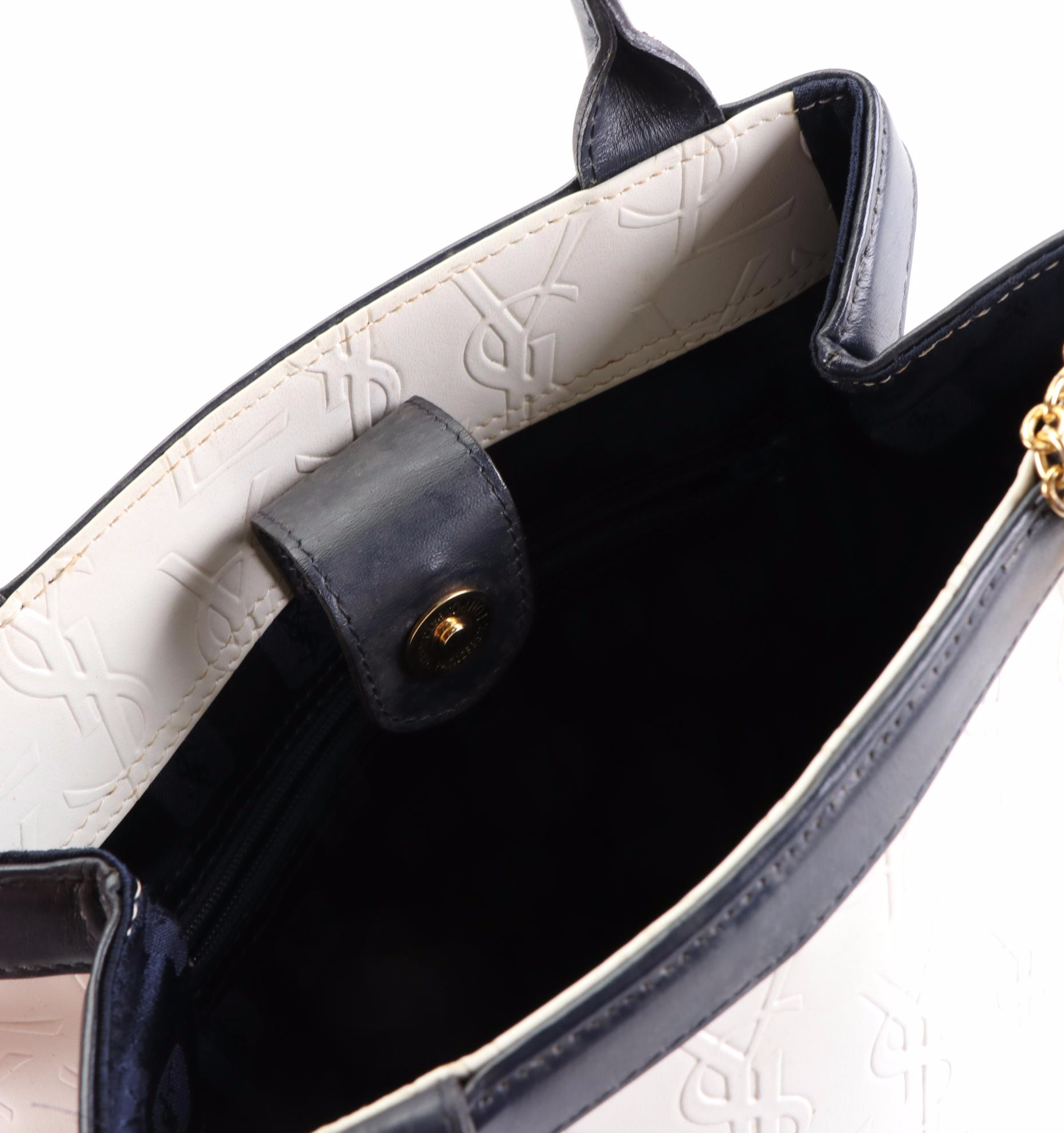 Yves Saint Laurent Shoulder Bag in Monogram Leather