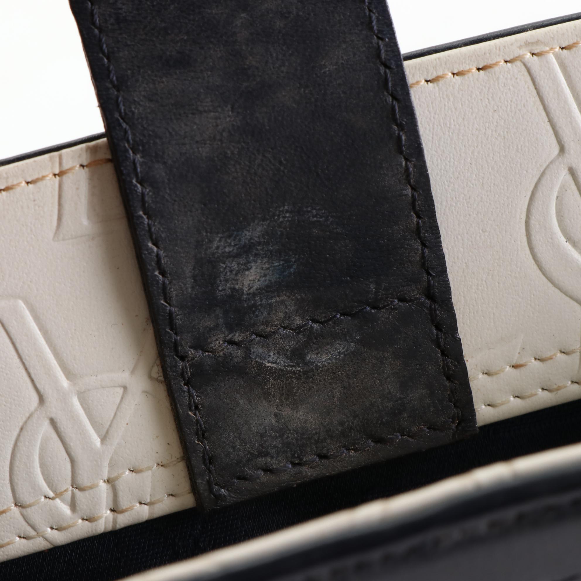 Yves Saint Laurent Shoulder Bag in Monogram Leather