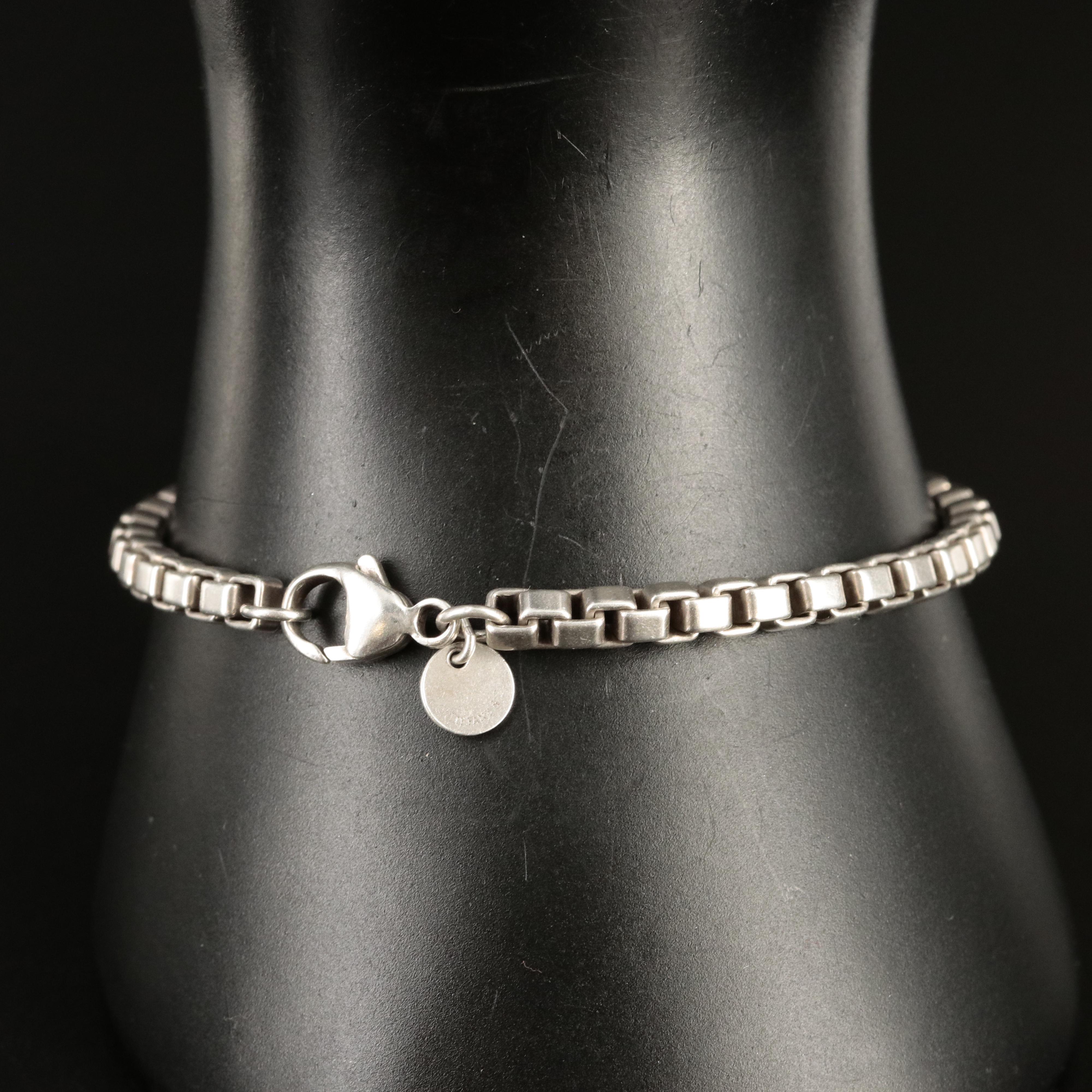 Tiffany & Co. "Venetian" Sterling Chain Bracelet