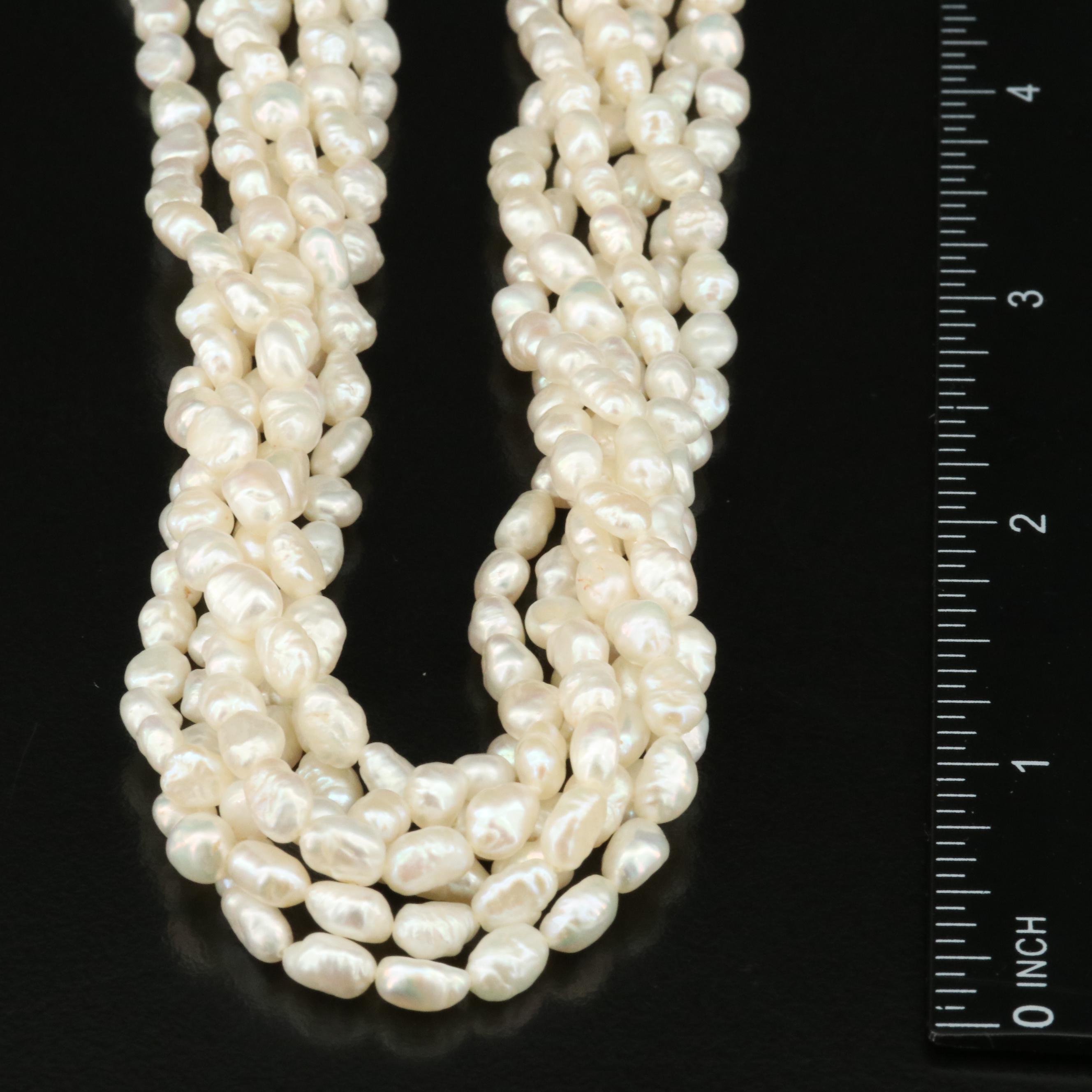 Pearl Torsade with 14K Clasp