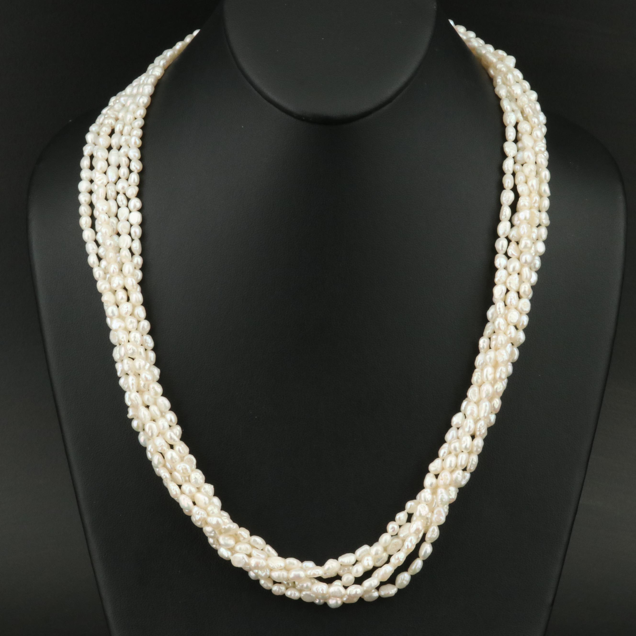 Pearl Torsade with 14K Clasp